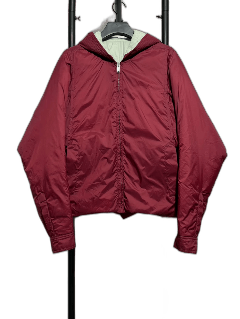 rick owens red hooded jacket-2508