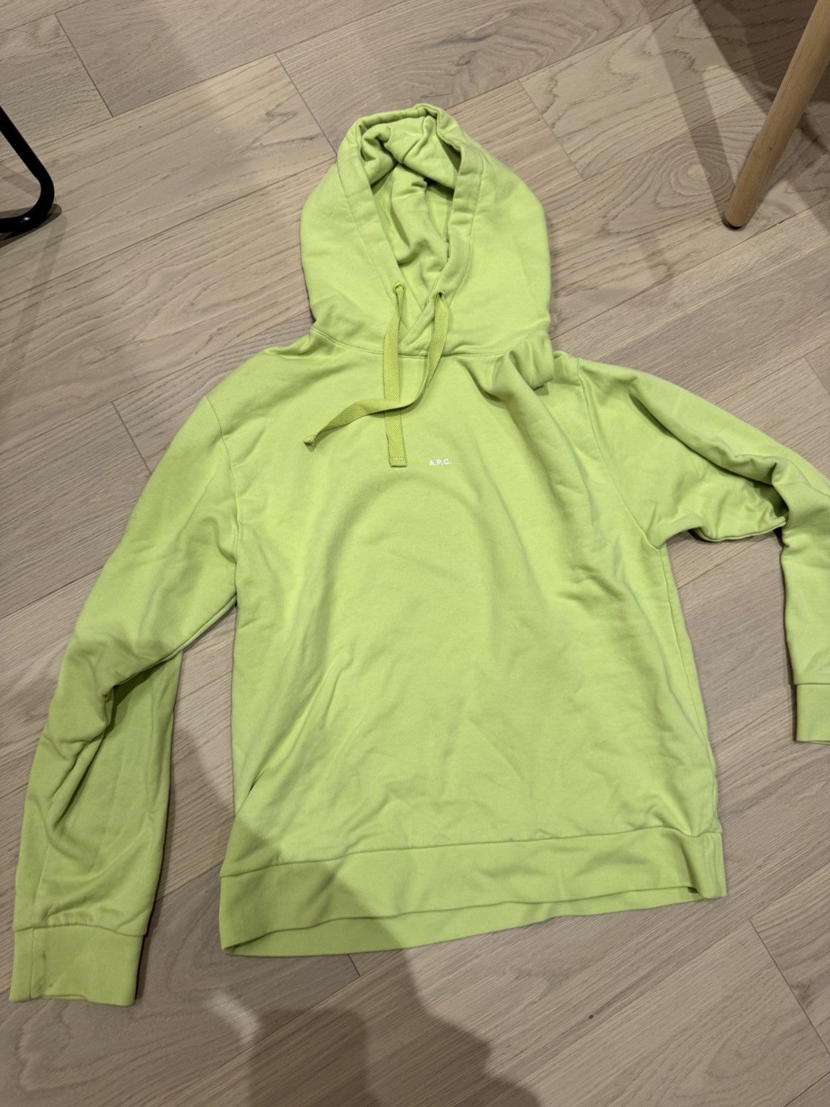 A.P.C. Larry Logo Cotton Hoodie