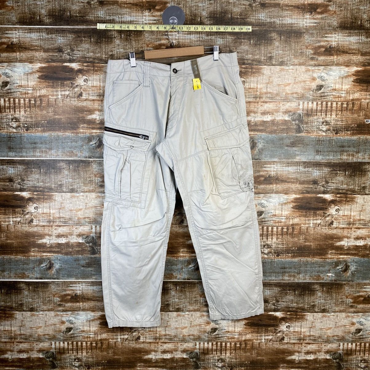 Other DL Xebec White Cargo Multipocket Pants #C1265 Size US 33 - 1 Thumbnail