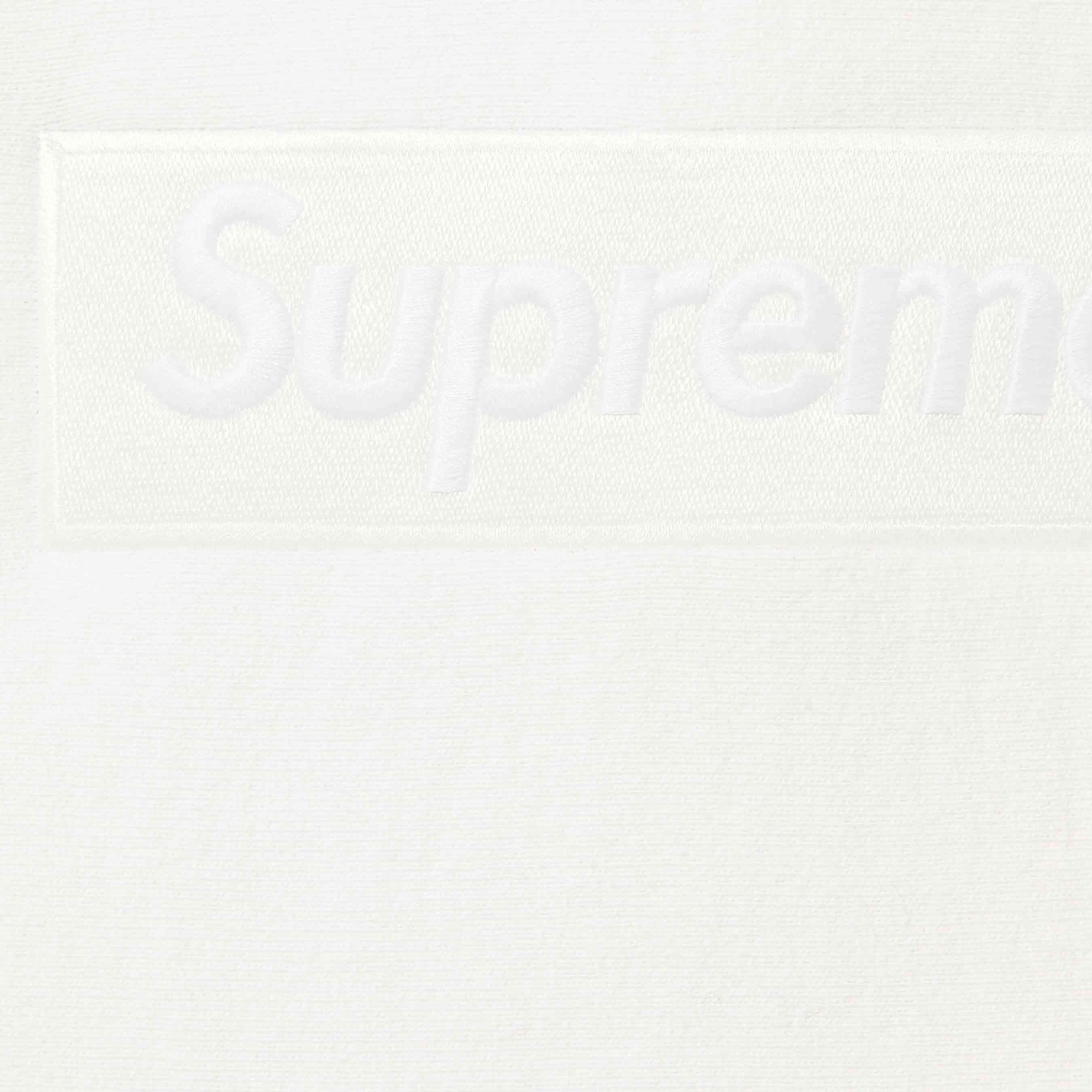 Supreme supreme box logo hooded sweatshirt (white) M | Grailed