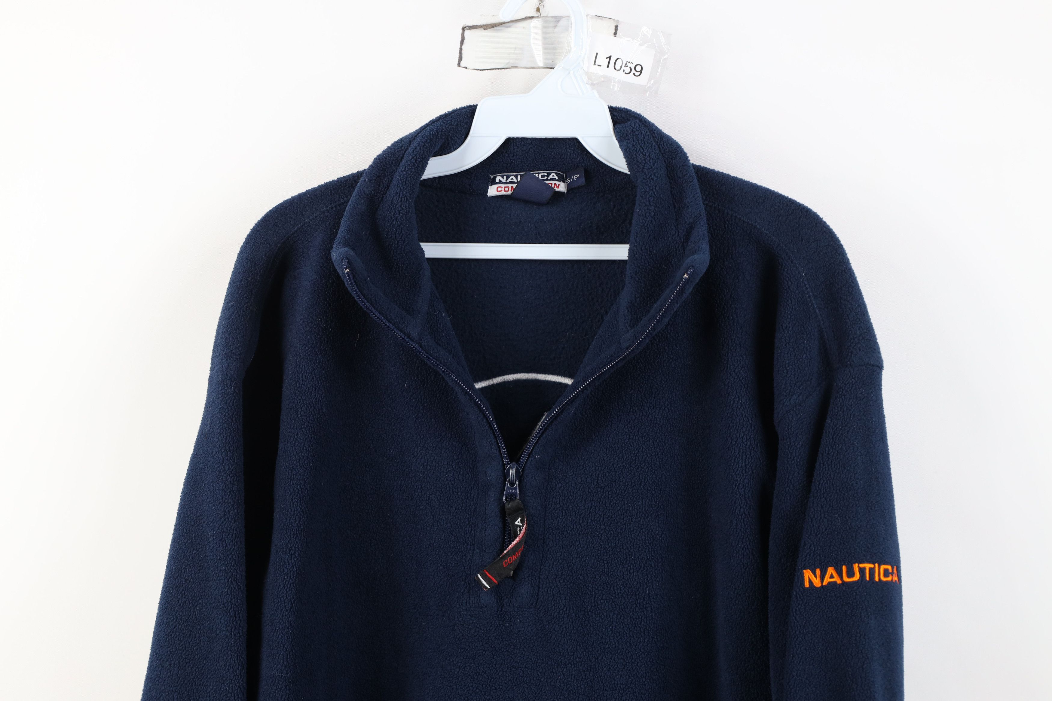 Nautica Vintage 90s Nautica Competition Half Zip Fleece Sweater Size US S / EU 44-46 / 1 - 2 Thumbnail