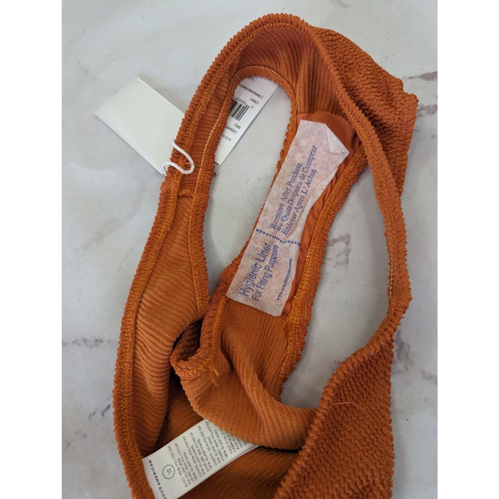 Good American Good American Swim Bottom Women S M Orange Cheeky Bikini Size S / US 4 / IT 40 - 10 Thumbnail