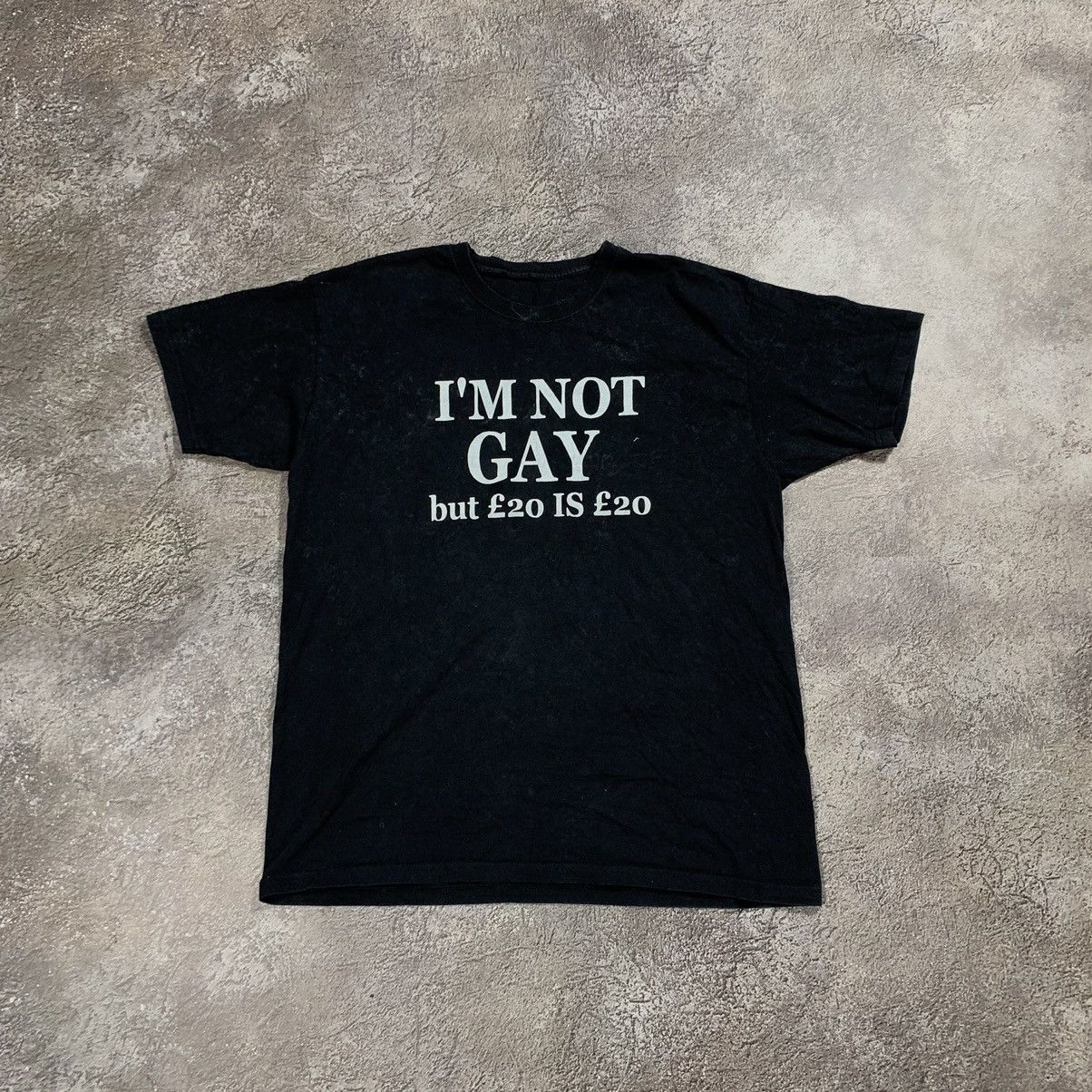 Vintage Vintage 90s Humor Graphic Tee Slogan Print Streetwear Slim L Size US L / EU 52-54 / 3 - 1 Thumbnail