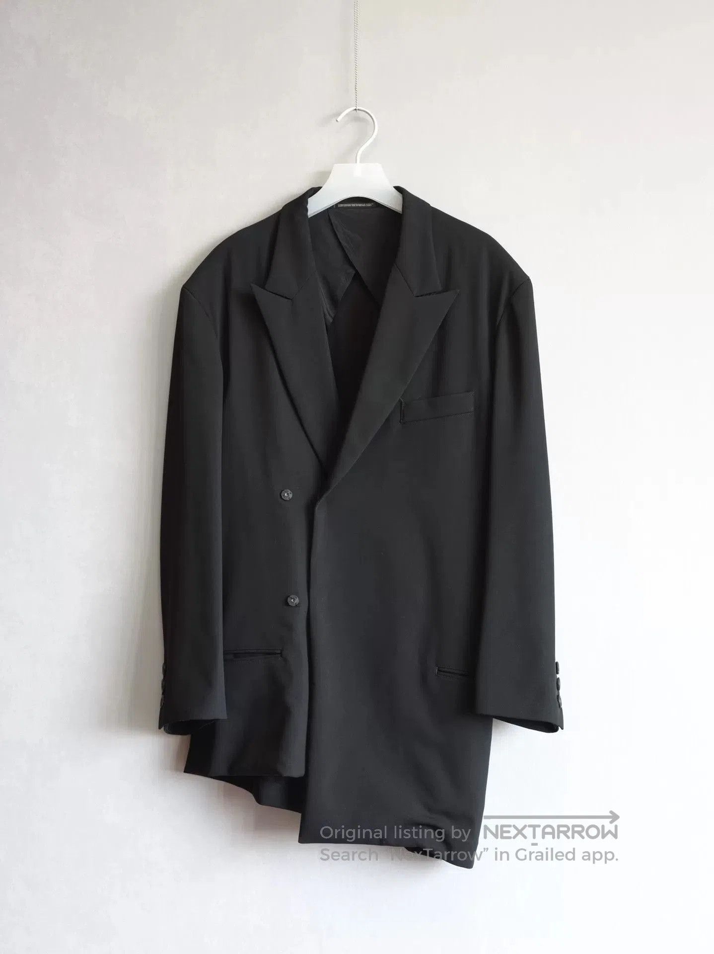 Yohji Yamamoto asymmetrical double. Size S / US 4 / IT 40 - 3 Thumbnail