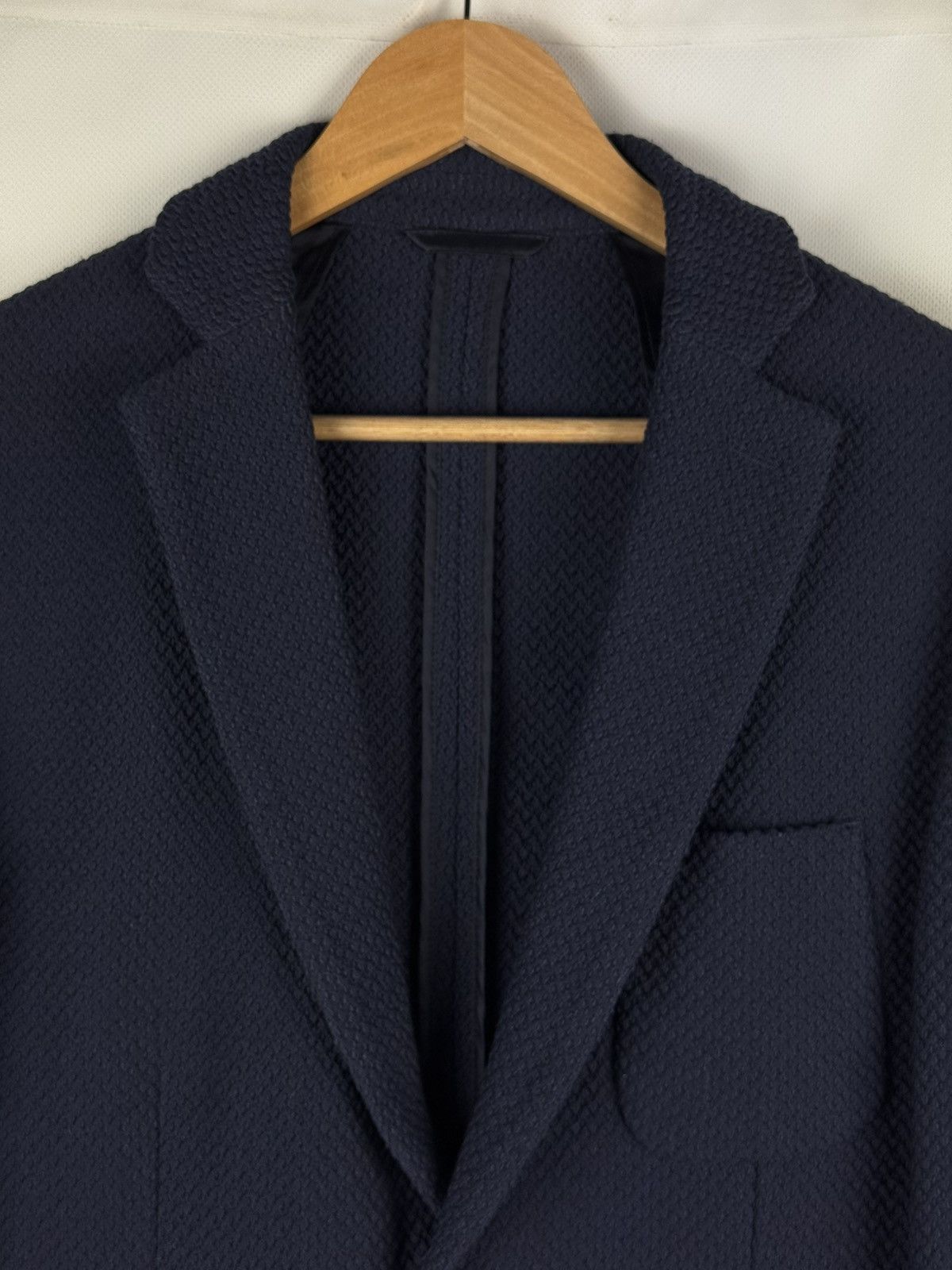 Hugo Boss Hugo Boss Marcoz21 Cotton Unlined Knitted Blazer Jacket Size 40R - 6 Thumbnail