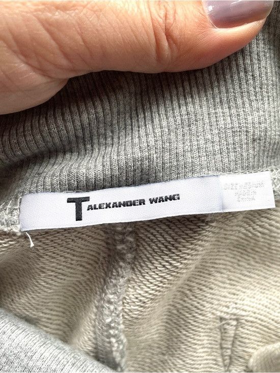 T by Alexander Wang T by Alexander Wang Gray Cotton Cropped Sweatpants - S/M Size 28" / US 6 / IT 42 - 6 Thumbnail