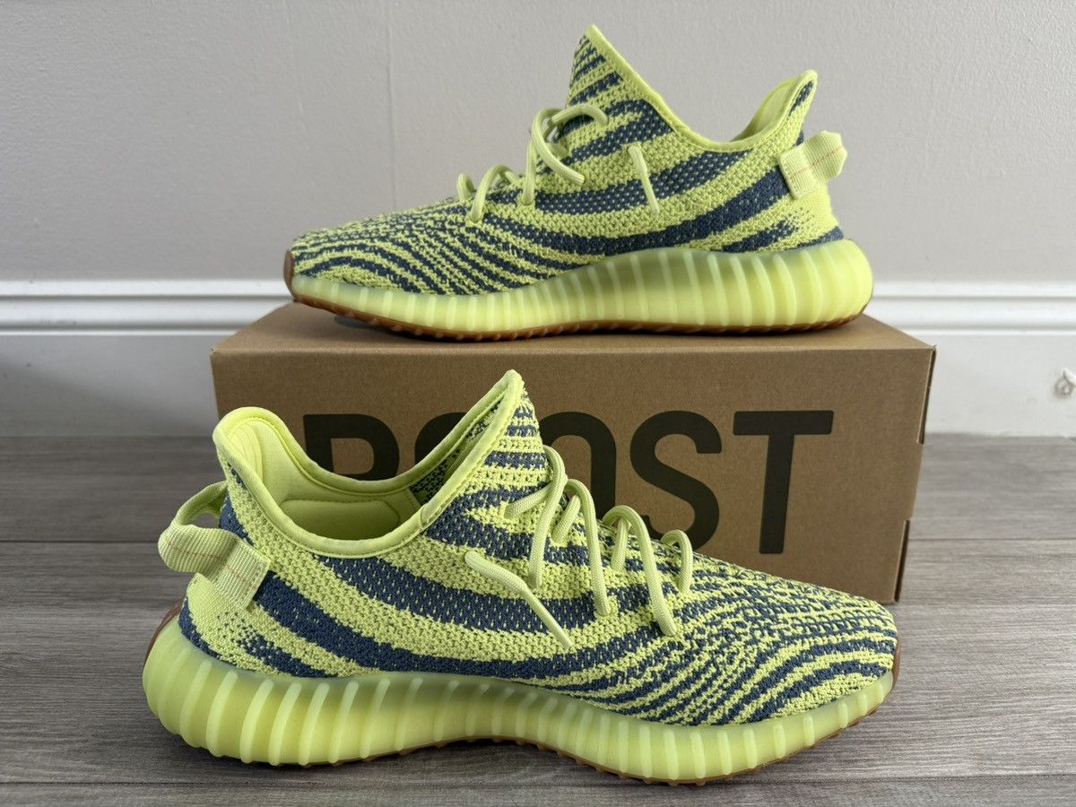 Adidas ADIDAS Yeezy Boost 350 V2 Semi Frozen Yellow B37572 Sz 12 Size US 12 / EU 45 - 2 Thumbnail