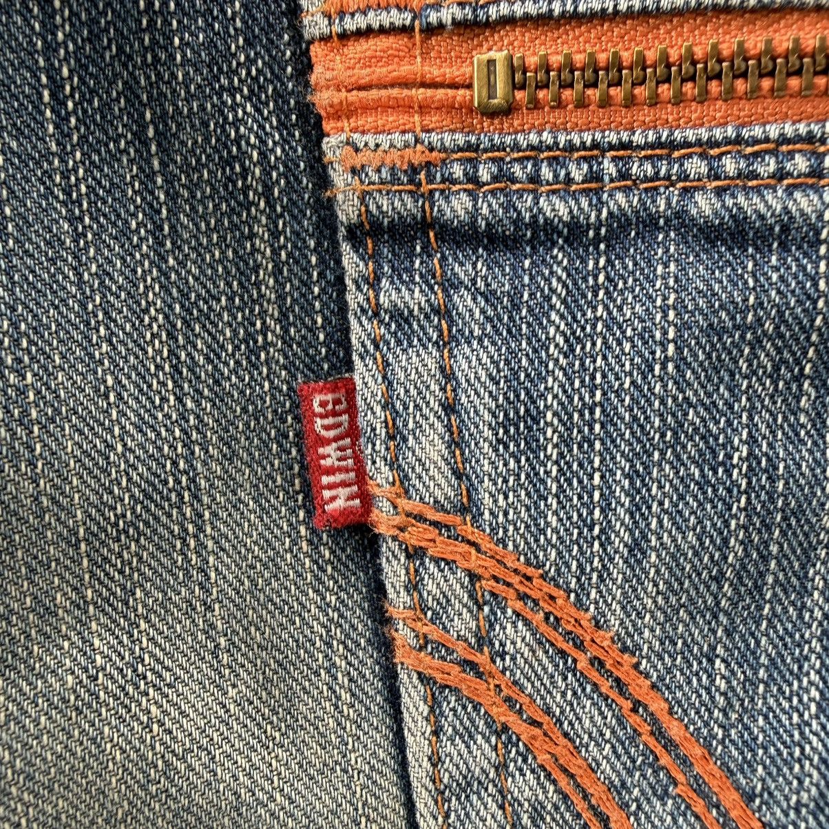 Edwin W38 Vintage Edwin Faded Ripped Denim Jean Pants Size US 38 / EU 54 - 13 Thumbnail
