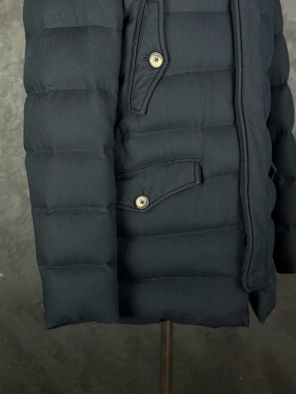 Herno HERNO Norfolk Men's Down Jacket Navy Blue Size 50 Size US M / EU 48-50 / 2 - 10 Thumbnail