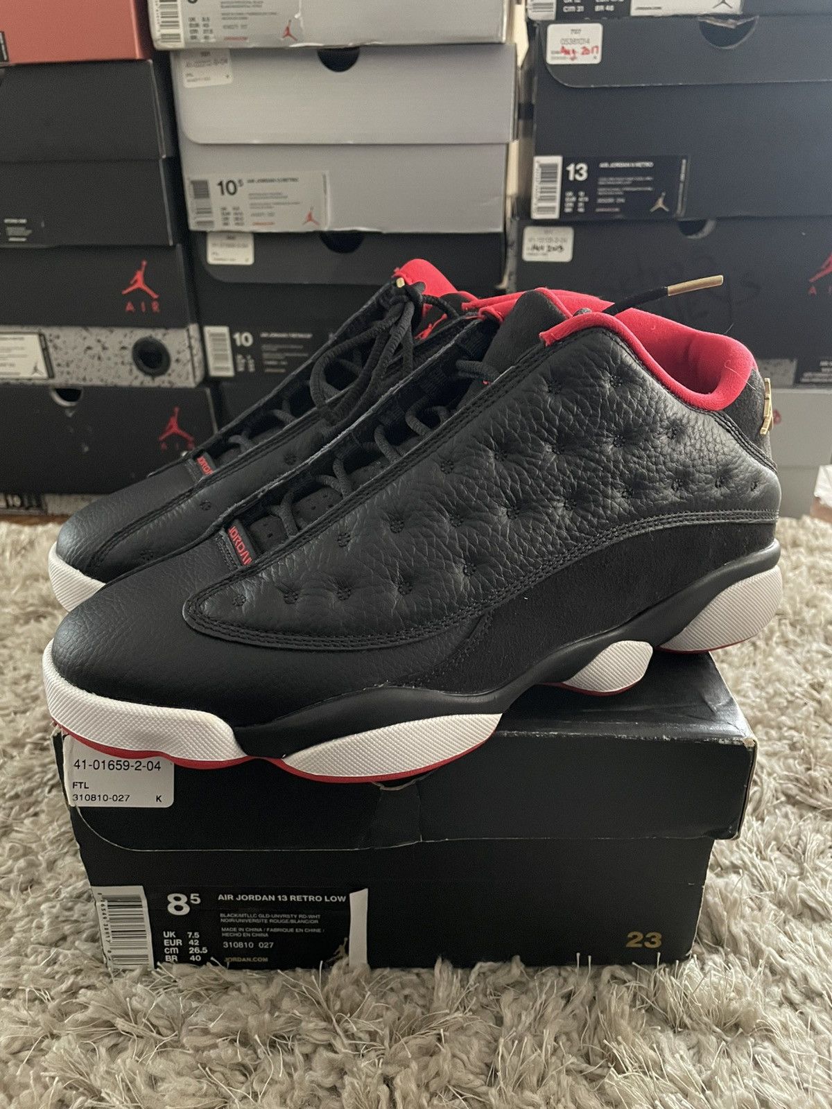 Jordan Brand Jordan 13 Low Bred Size US 8.5 / EU 41-42 - 1 Thumbnail