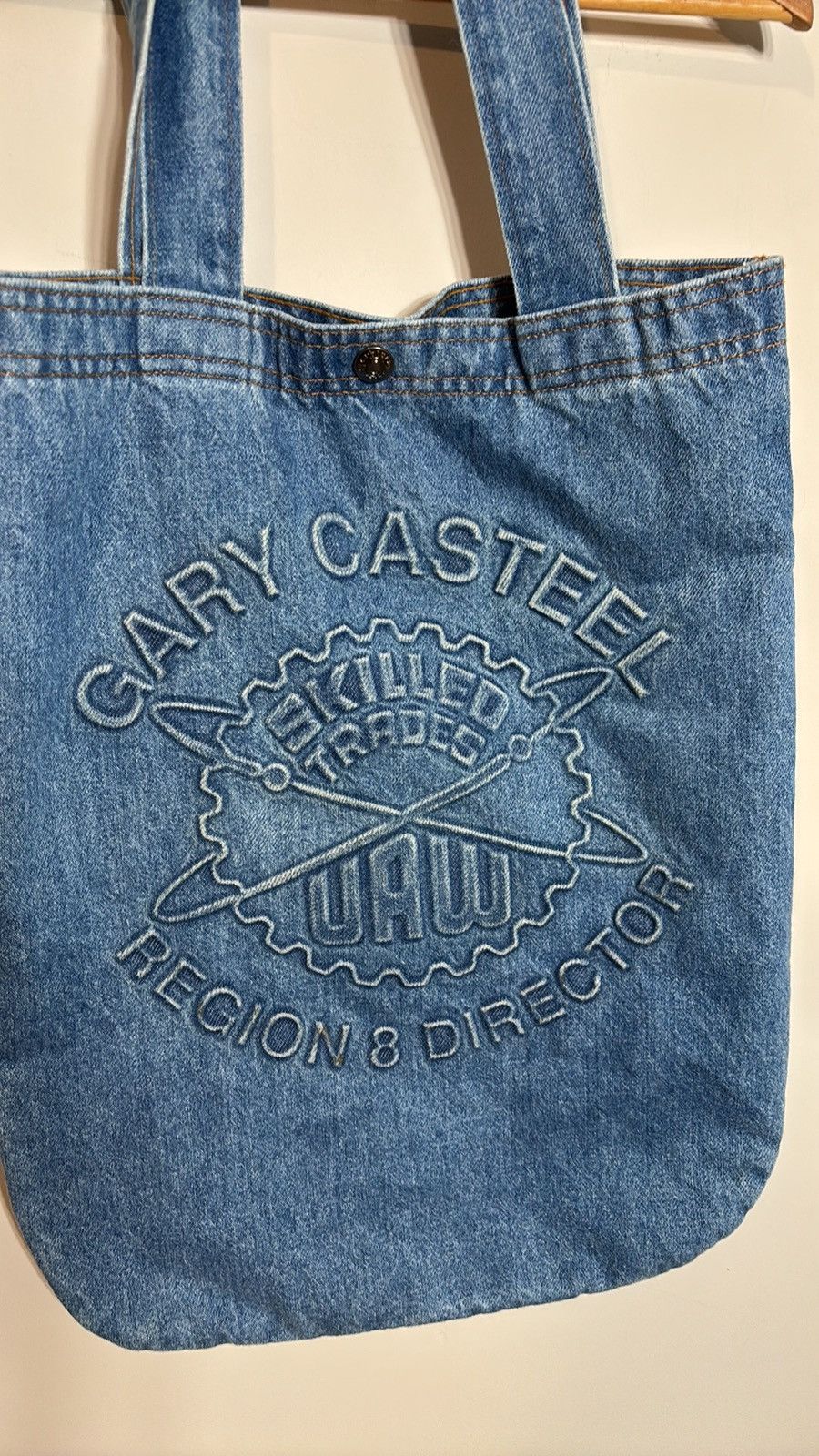 Vintage Vintage Union Made Denim Tote Bag Size ONE SIZE - 2 Thumbnail