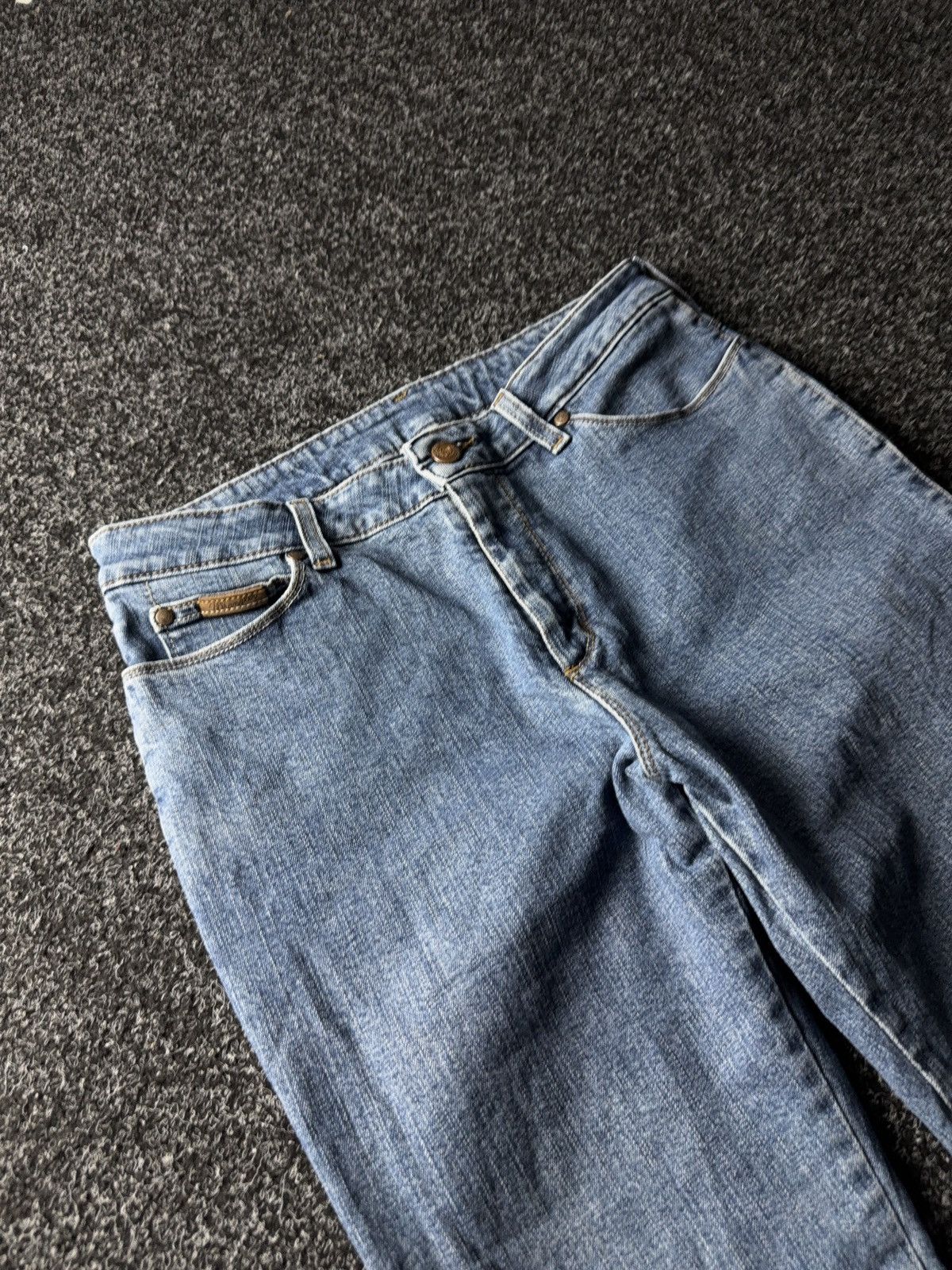 Wrangler Vintage Western Wrangler Straight Leg Jeans Denim Pants Size 31" - 6 Thumbnail