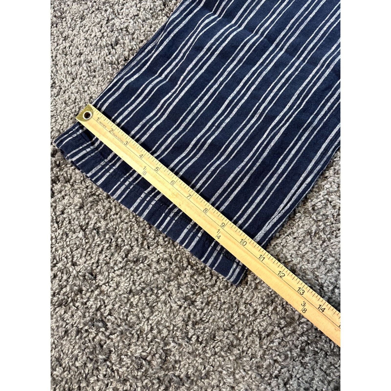 Vintage VINTAGE Sonoma Linen Pants Women's 2XL Blue Striped Wide Relaxed Beach Lounge Pants Women Blue Striped Linen 2XL Beach Relaxed Chino Girls? Size 40" / US 18 - 3 Thumbnail
