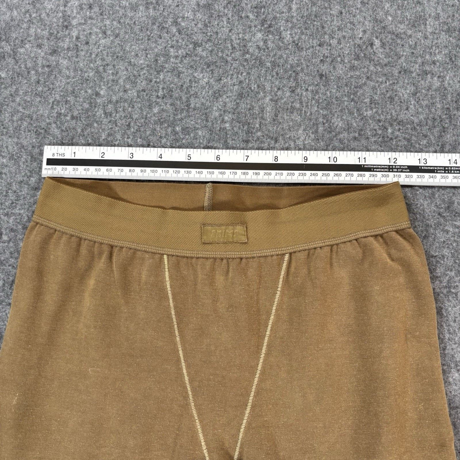 SKIMS SKIMS Thermal Leggings Pants Brown Fleece Leggings Women’s S Size 27" / US 4 / IT 40 - 5 Thumbnail