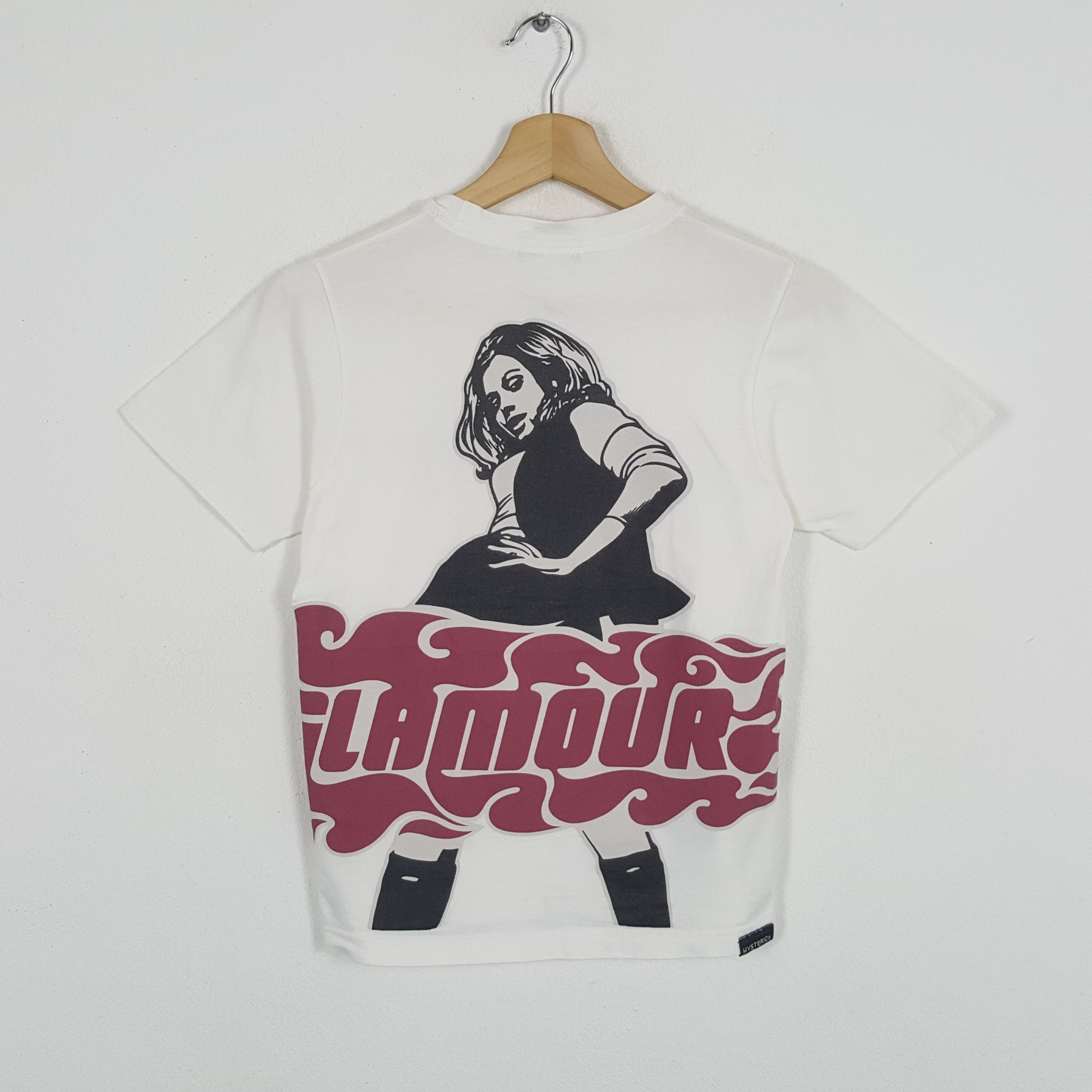 Hysteric Glamour × Japanese Brand × Vintage Vintage HYSTERIC GLAMOUR Japanese Fashion Brand T-Shirts Size XS / US 0-2 / IT 36-38 - 1 Thumbnail