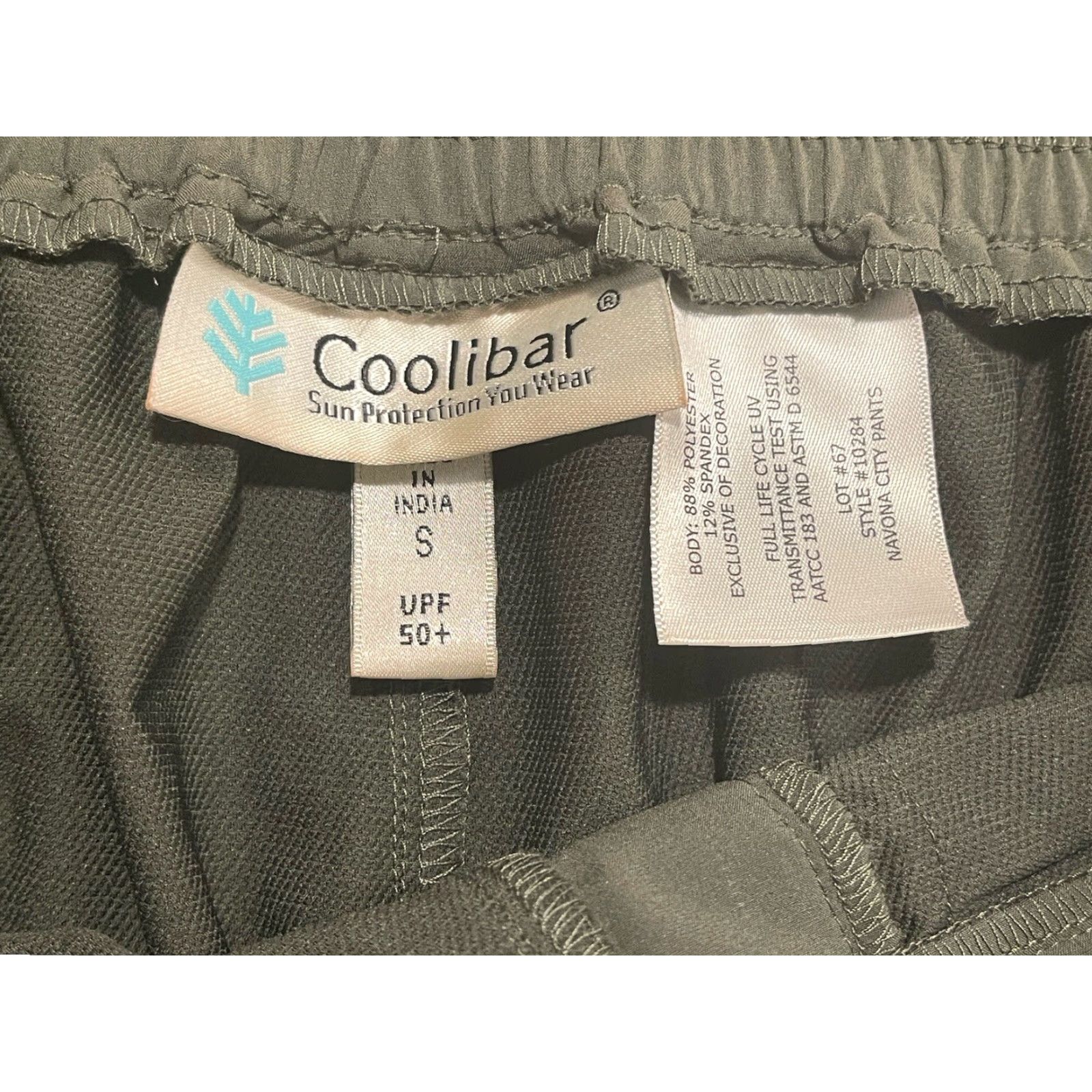 Vintage NWT Coolibar Navona City Pants Women’s Size Small Pull On Sun-Protective Green City Pants Women’s S Juniors Children? Wait. Size 28" / US 6 / IT 42 - 5 Thumbnail
