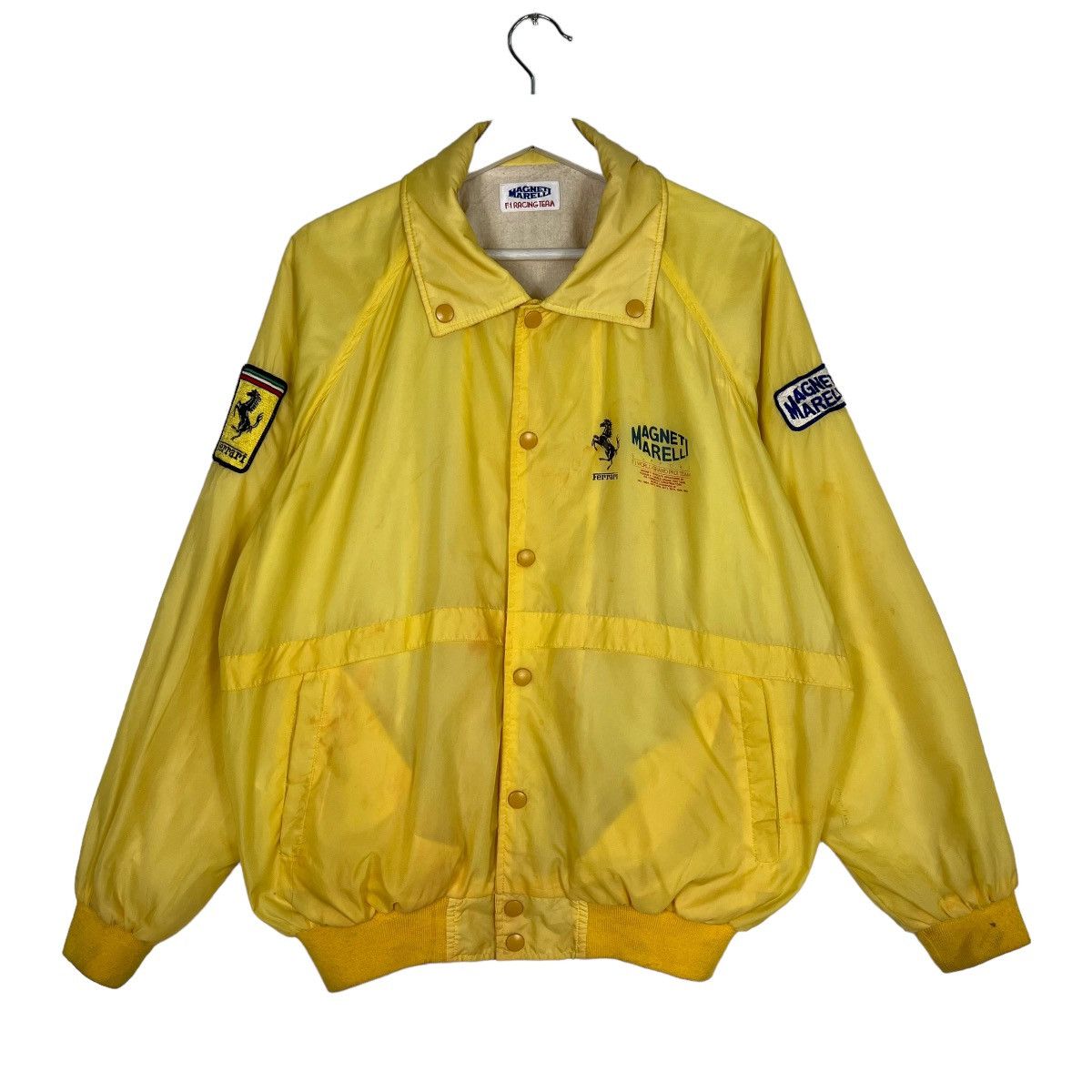 Ferrari 💥 80s VINTAGE FERRARI MAGNETI MARELLI F-1 RACING TEAM Size US L / EU 52-54 / 3 - 2 Thumbnail