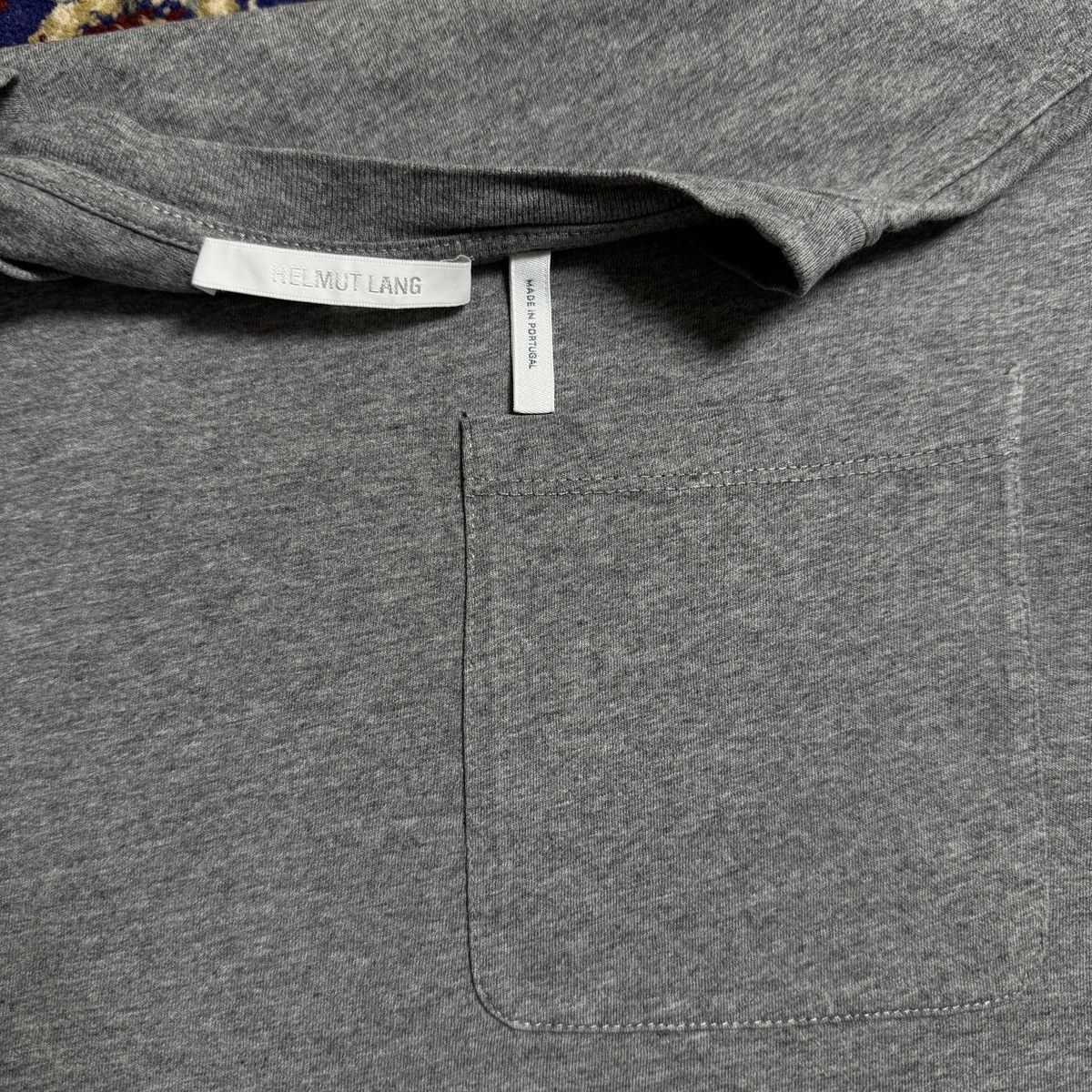 Helmut Lang Helmut Lang Pocket Tee T-shirt Luxury Fashion Designer Brand Size US M / EU 48-50 / 2 - 1 Thumbnail