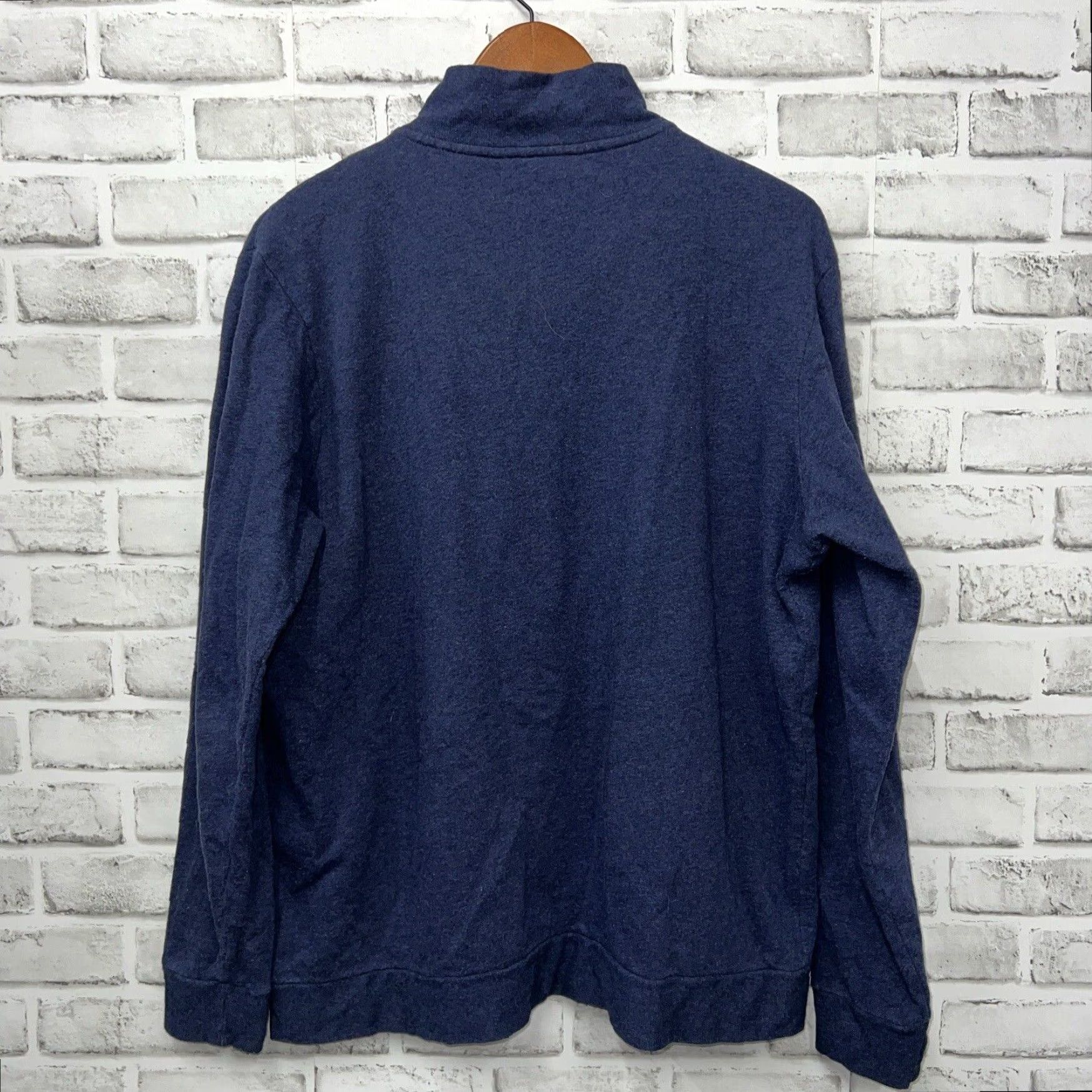 Vintage Criquet Blue Half Zip Pullover Sweater Mens Large Size US L / EU 52-54 / 3 - 4 Thumbnail