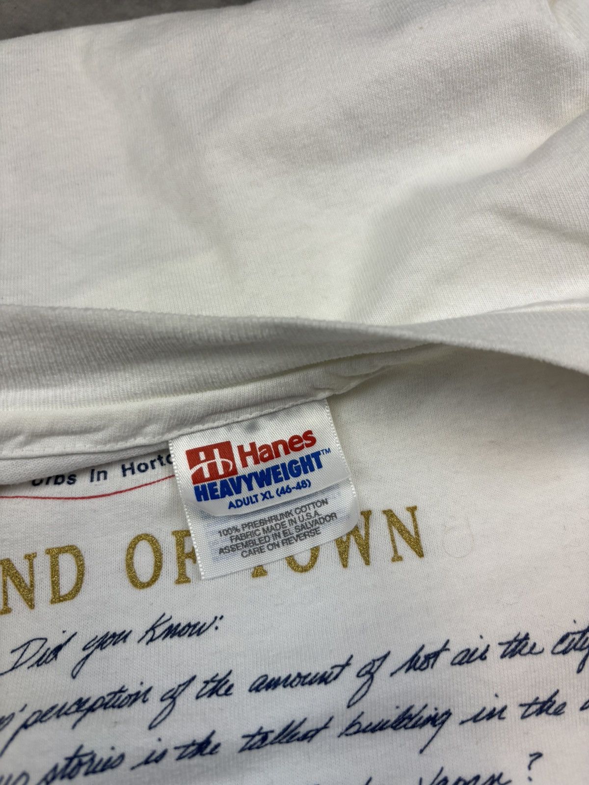 Other Vintage Chicago Town Graphic T shirt Single stitch 90s Size US XL / EU 56 / 4 - 3 Thumbnail