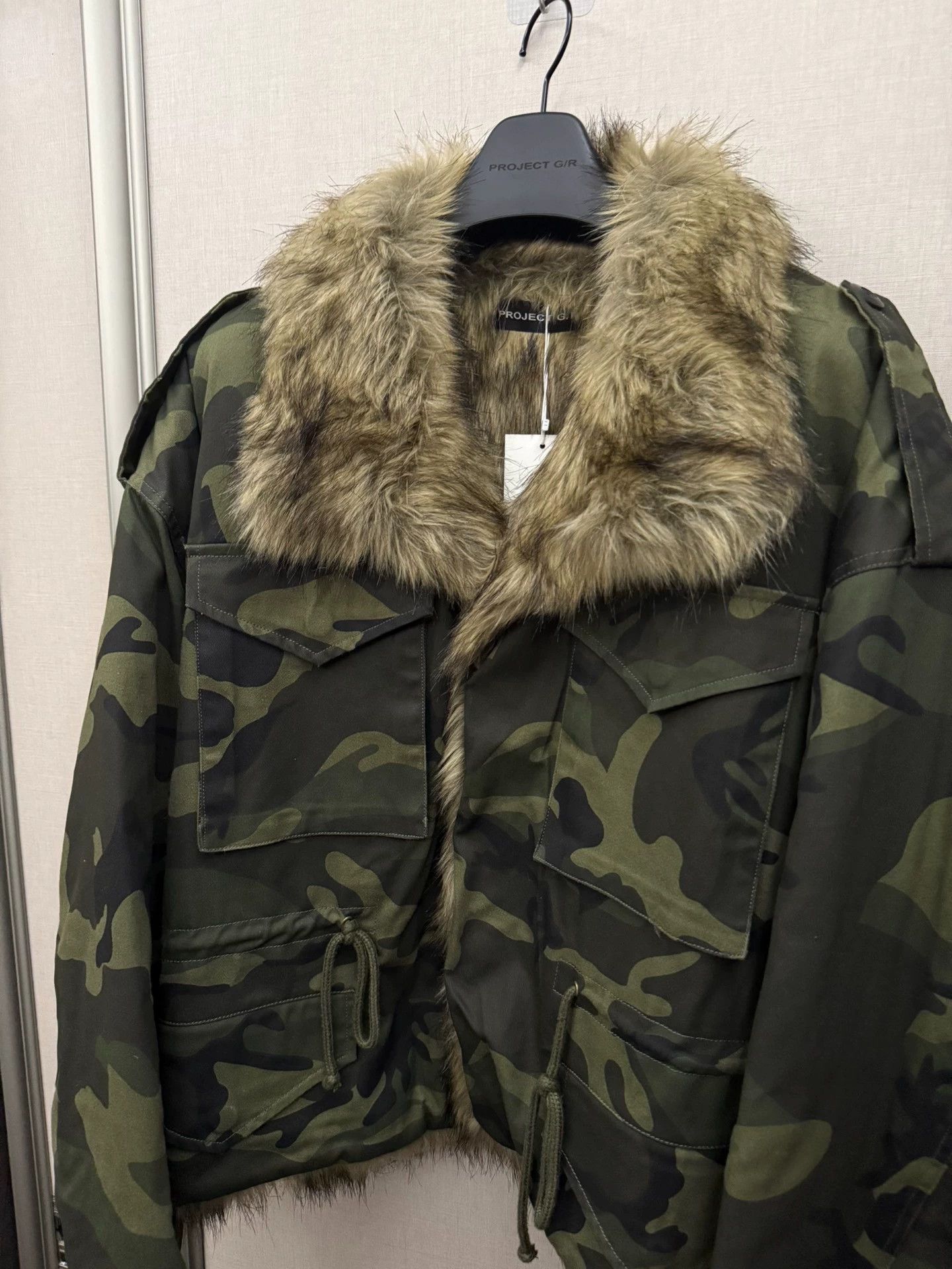 Other Project Gr Grailz Camo Fur Collar Coat 2 New w/ Tags Size US M / EU 48-50 / 2 - 3 Thumbnail