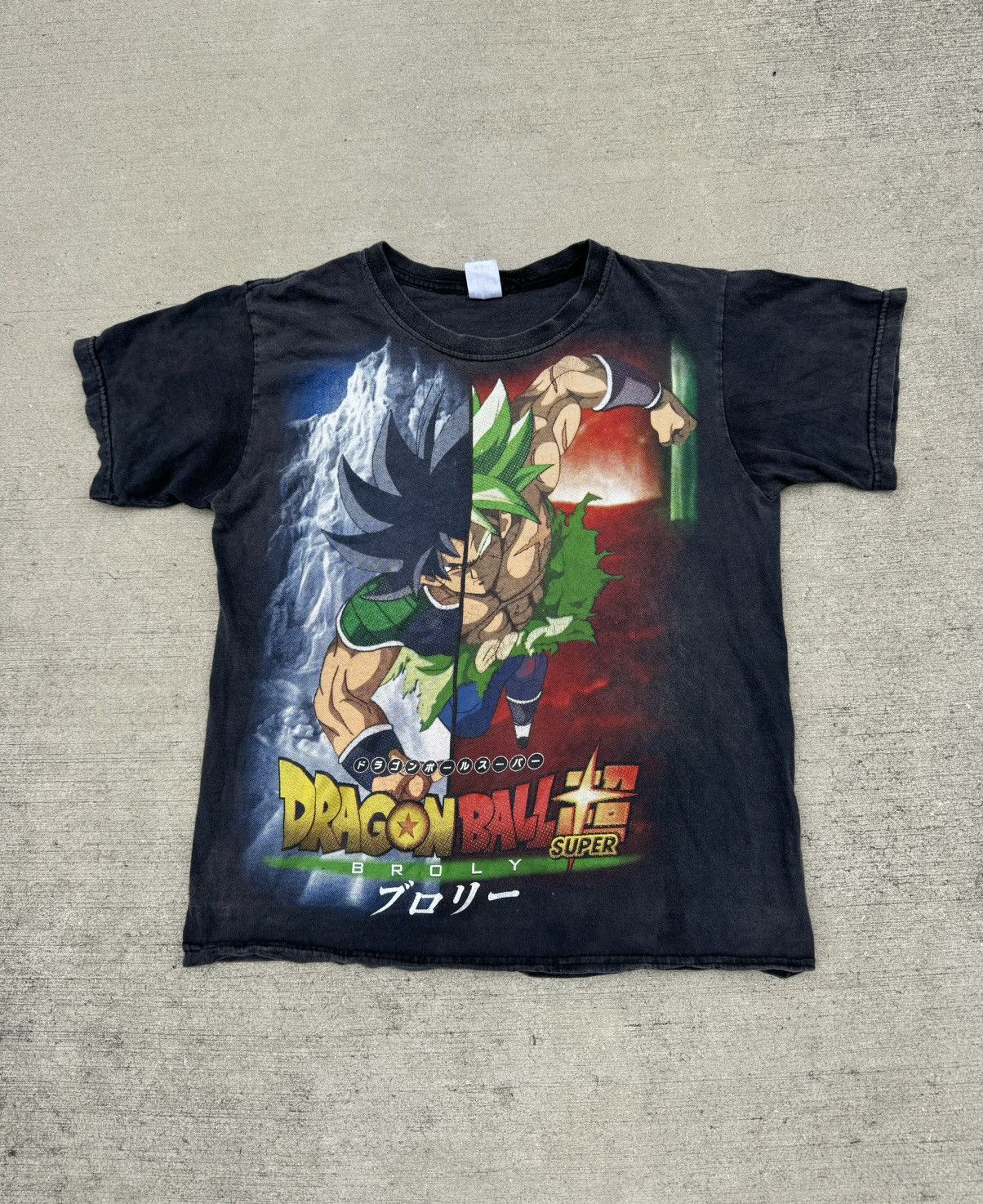 Anime Rare 00s vintage Dragon Ball Z Broly AOP anime fader Size US S / EU 44-46 / 1 - 1 Thumbnail