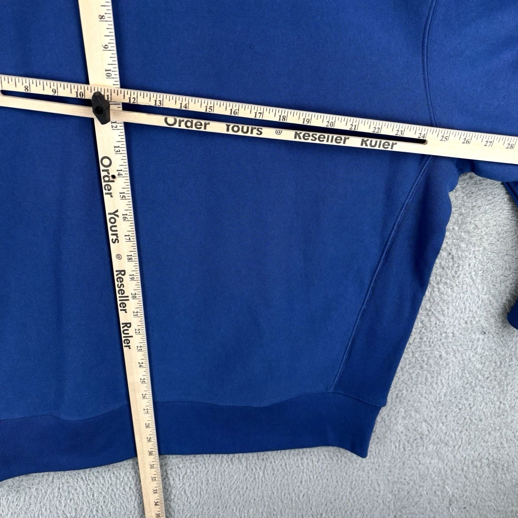 Champion Champion Sweatshirt Mens 2XL Blue 1/4 Zip Pullover Reverse Weave Long Sleeve Zip Crew Neck Logo Vintage: No Size US XXL / EU 58 / 5 - 7 Thumbnail