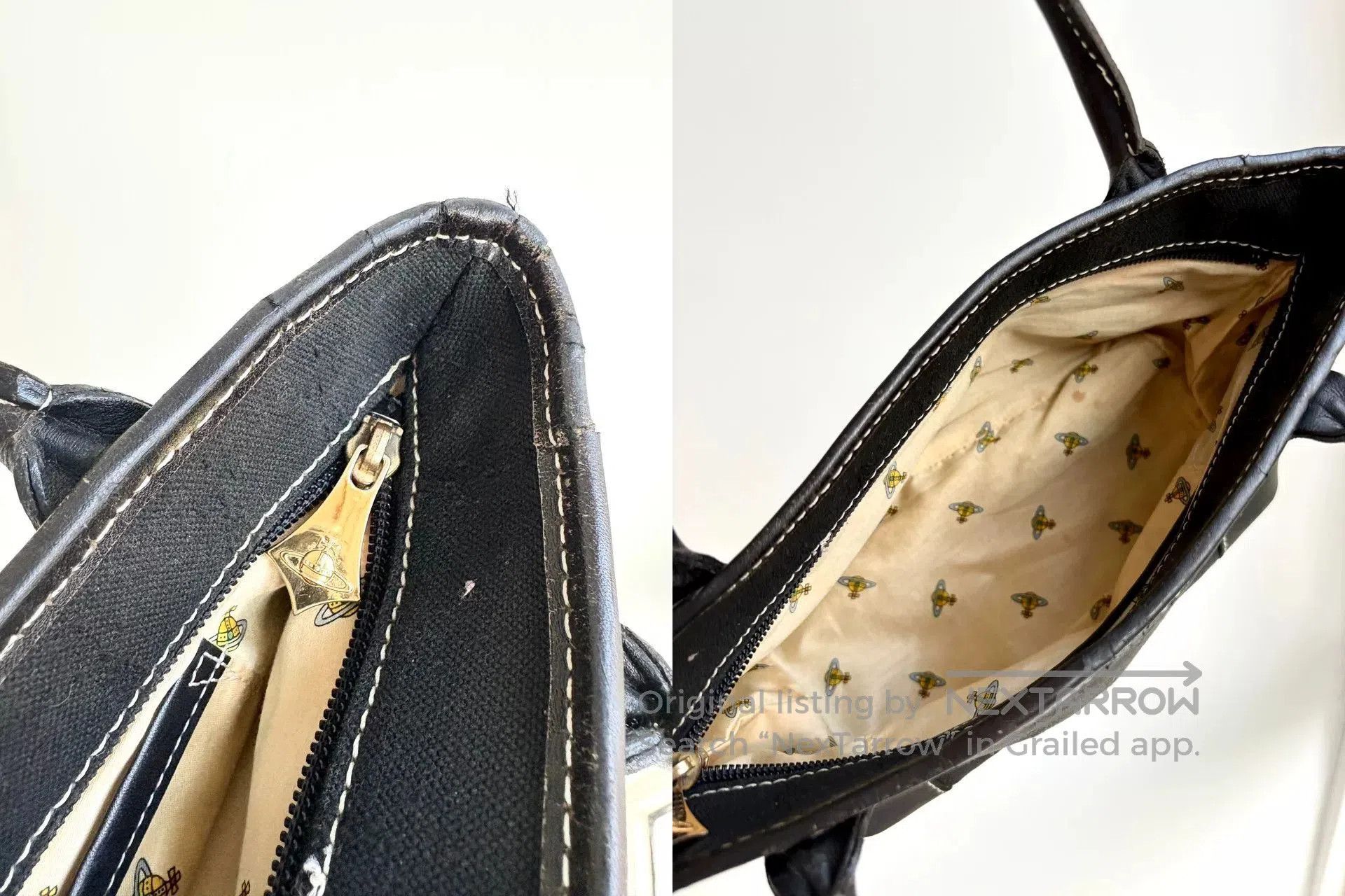Vivienne Westwood Vivienne Westwood Vintage Saturn Logo Handbag. Size ONE SIZE - 7 Thumbnail