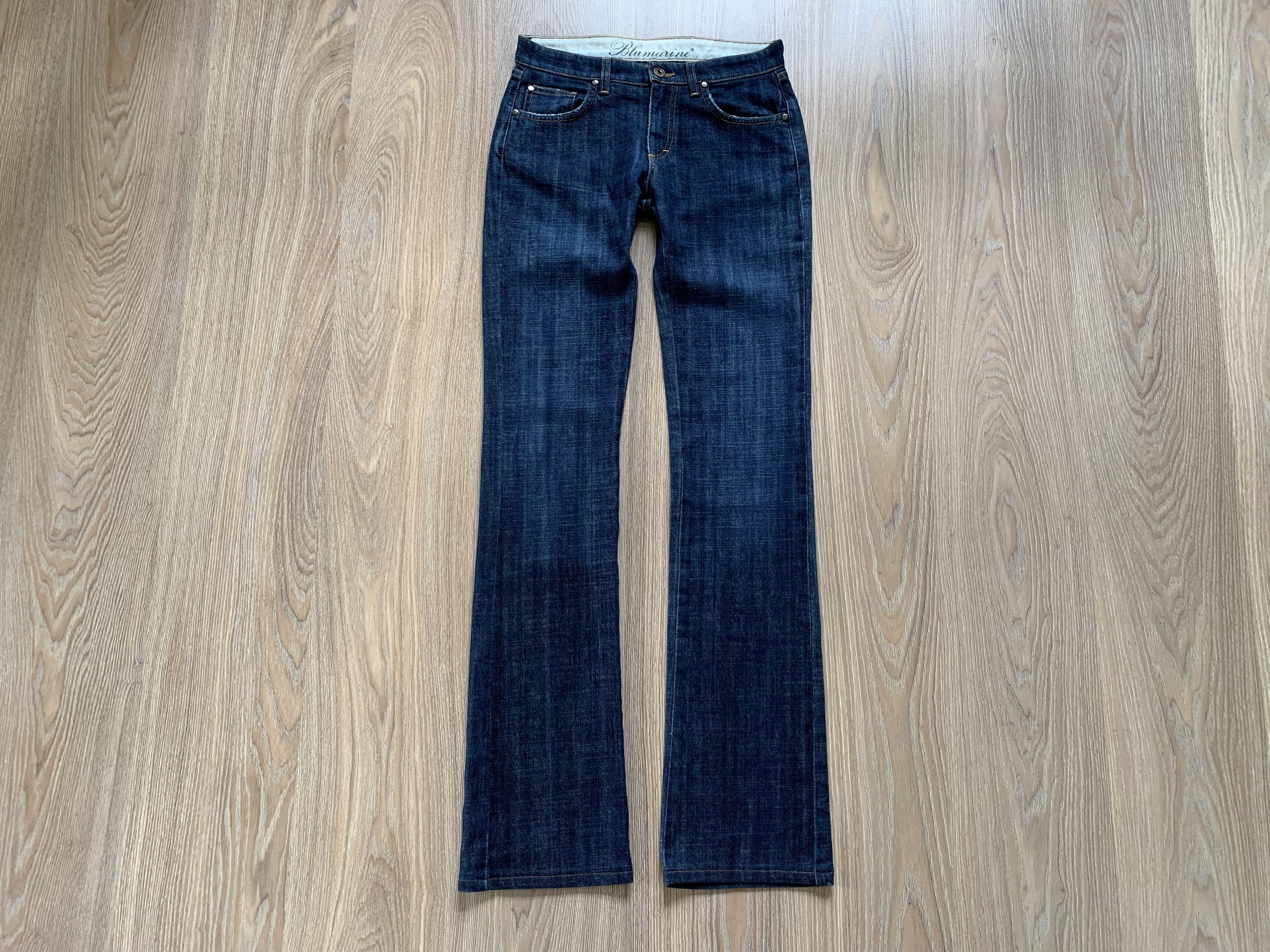 Blumarine Blumarine Blue Denim Flared Jeans Size 32" / US 10 / IT 46 - 2 Thumbnail