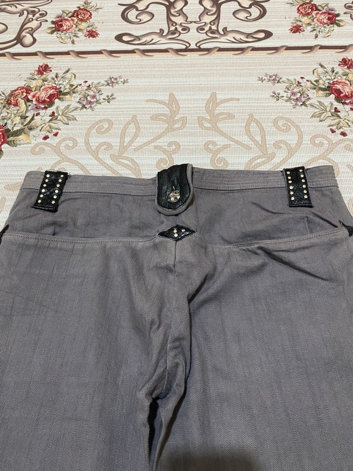 If Six Was Nine 2000s Nstly Japanese Snake Skin On Belt Denim Size US 33 - 14 Thumbnail