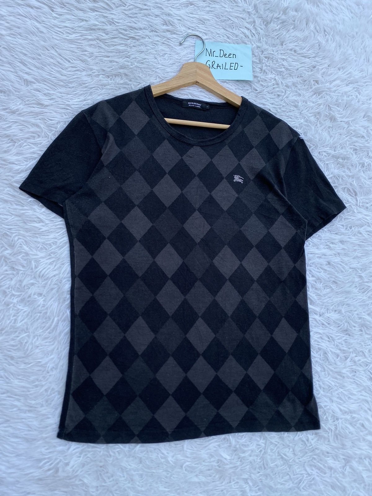 Burberry Rare Vintage Burberry Checkered Tshirt Size US M / EU 48-50 / 2 - 2 Thumbnail