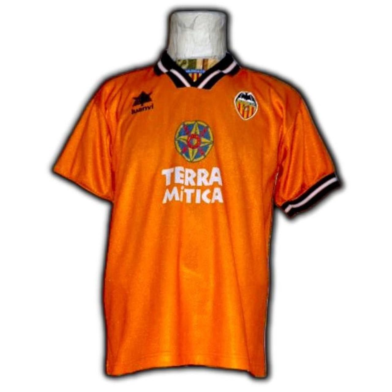 Other Fc Valencia Spain 1998 1999 Away Luanvi Shirt Jersey Size US S / EU 44-46 / 1 - 4 Thumbnail