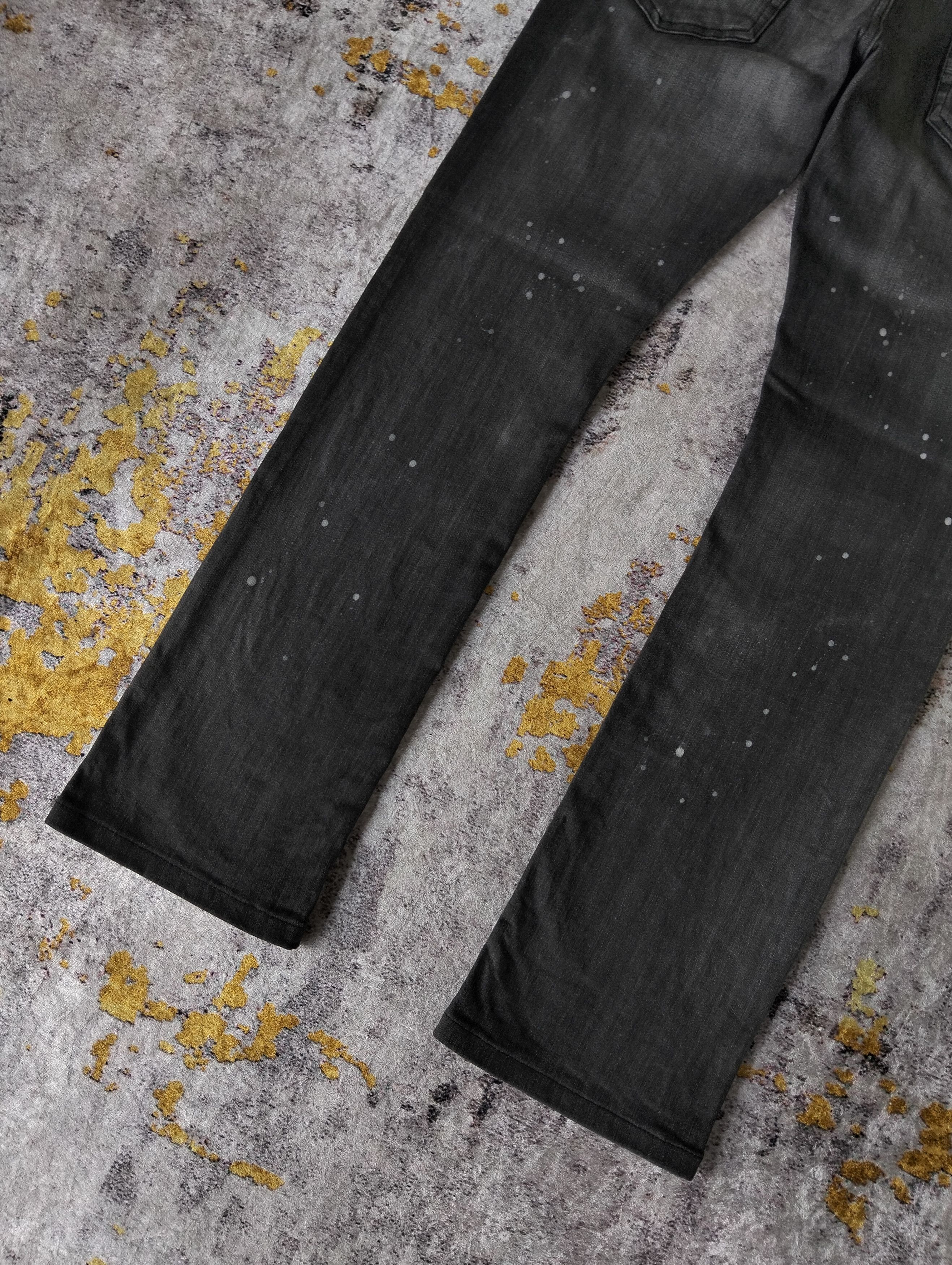 Tornado Mart Tornado Mart Slim Denim Paint Splatter Jeans Size US 31 - 8 Thumbnail