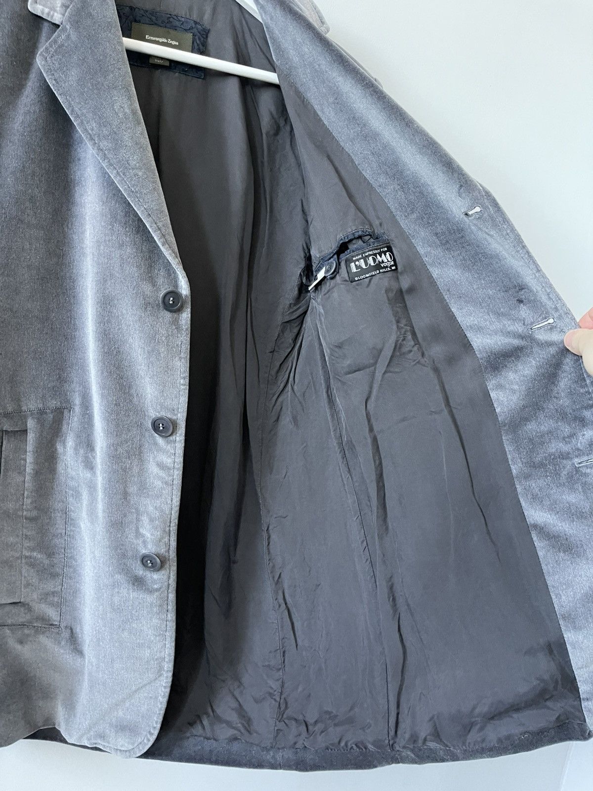 Ermenegildo Zegna Ermenegildo Zegna L'uomo Vouge Velvet Corduroy Blazer Jacket Size 42R - 11 Thumbnail