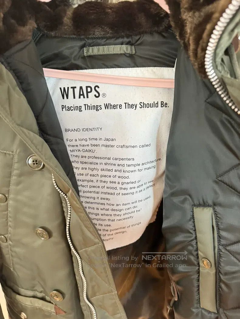Wtaps Wtaps Military green coat Size US M / EU 48-50 / 2 - 2 Thumbnail