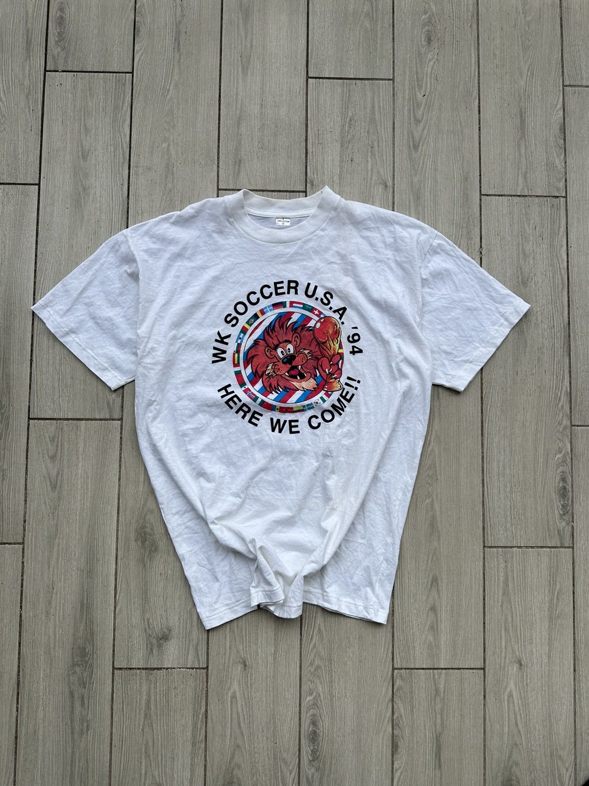 Vintage Vintage 1994 World Cup Vintage T Shirt USA L Size US L / EU 52-54 / 3 - 1 Thumbnail