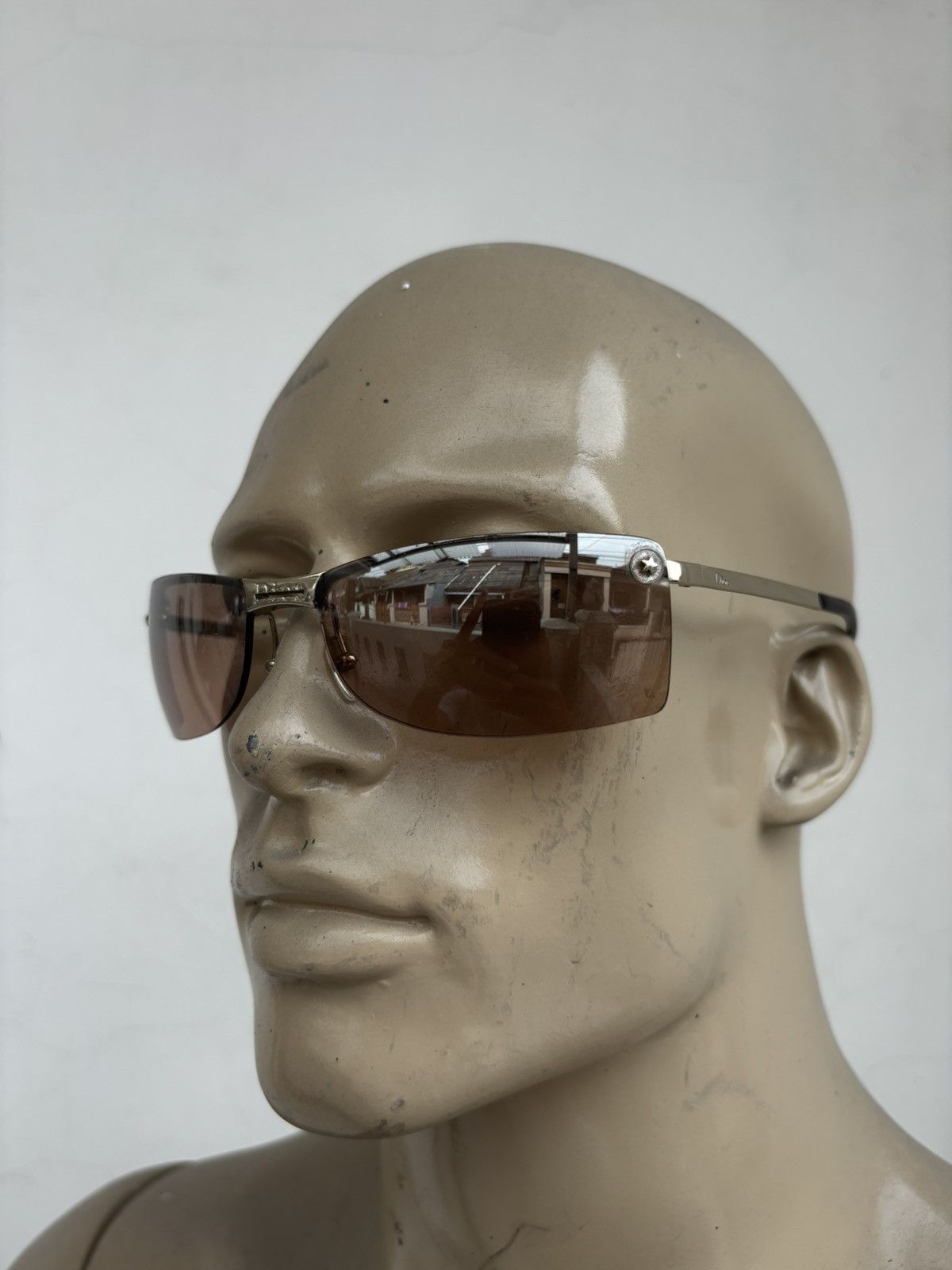 Dior John Galliano era Adiorable 1 Rimless Sunglasses Size ONE SIZE - 4 Thumbnail