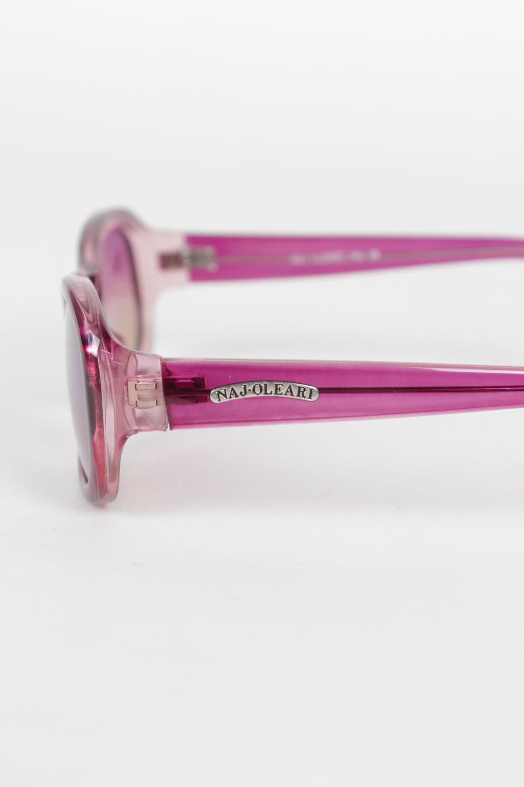 Other 90's Naj Oleari Fuchsia Oval Sunglasses Size ONE SIZE - 3 Thumbnail