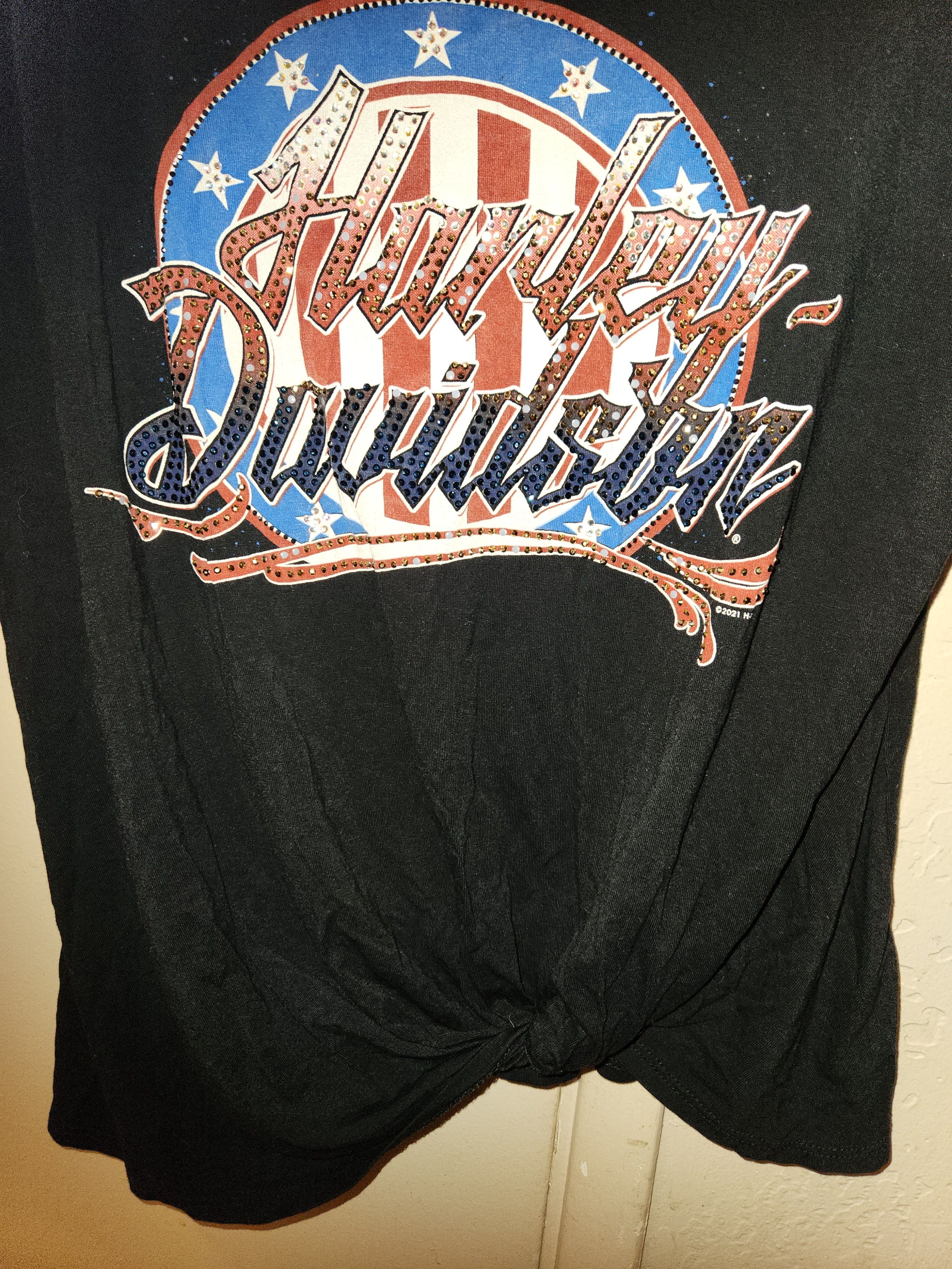 Harley Davidson Bedazzled Medium Like New Harley Davidson Top Size M / US 6-8 / IT 42-44 - 2 Thumbnail