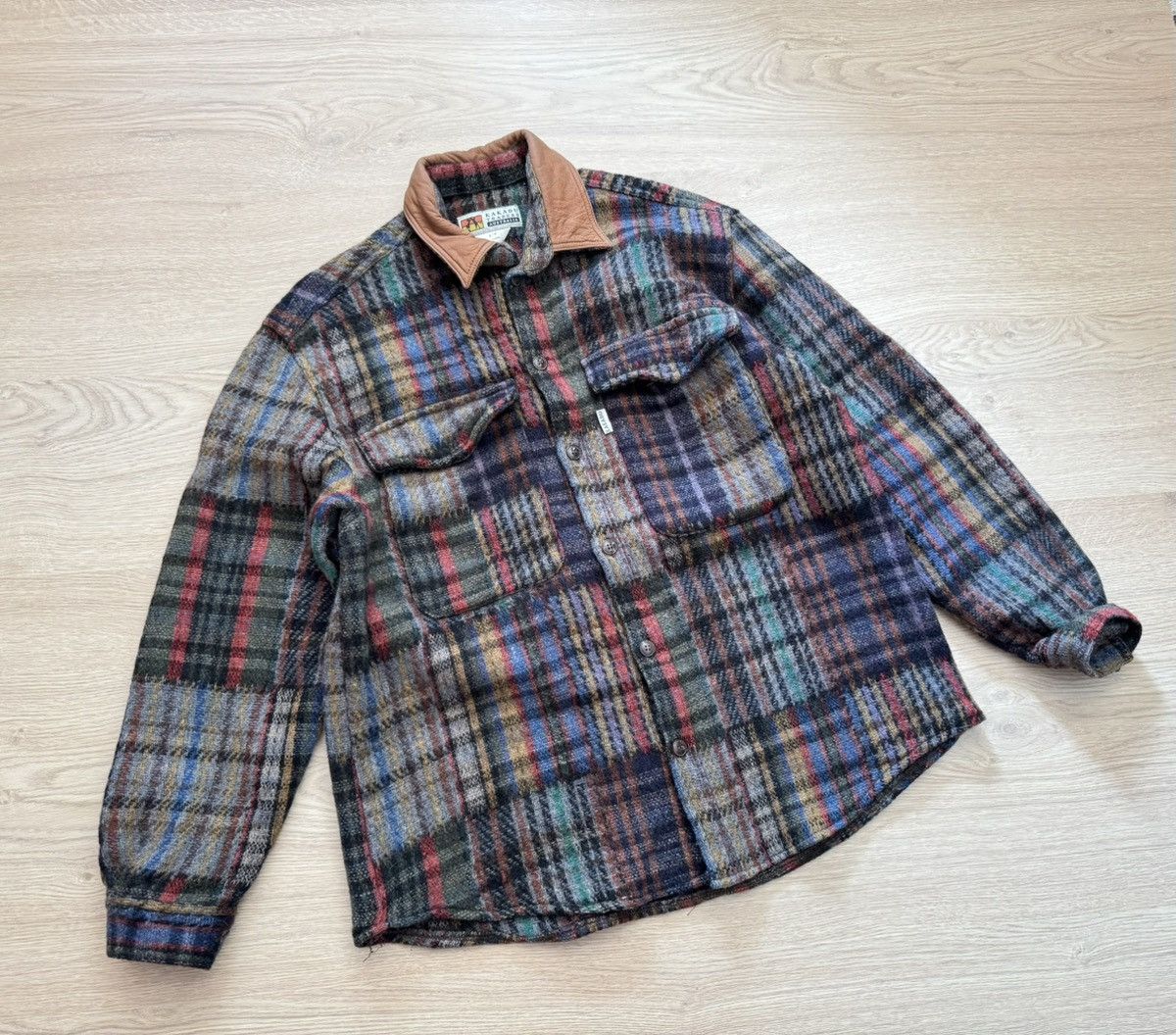 Man Made In Australia Vintage 00’s Kakadu Traders Australia Flannel Shirt Size US M / EU 48-50 / 2 - 1 Thumbnail
