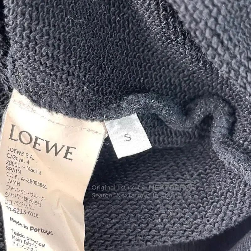 Loewe Loewe Black Cotton Women's Sweatshirt . Size L / US 10 / IT 46 - 3 Thumbnail
