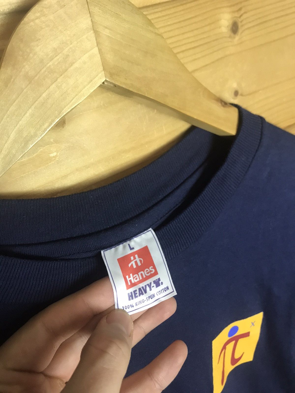 Vintage Vintage 90s pi number 3.14 t-shirt Size US L / EU 52-54 / 3 - 6 Thumbnail