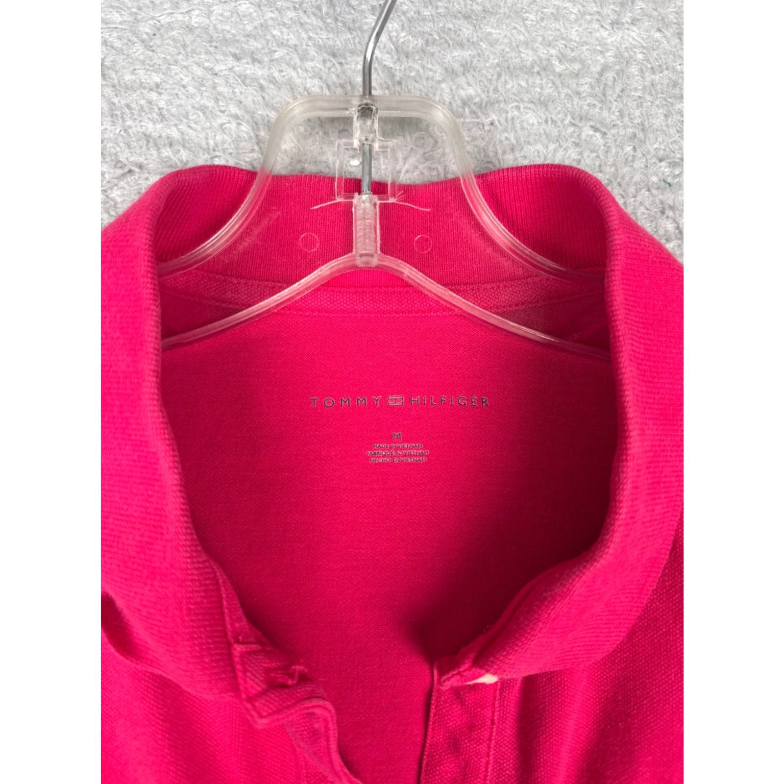 Tommy Hilfiger Tommy Hilfiger Polo Shirt Women M Pink Cotton Blend Short Sleeve Shirt Casual Womens Polo Size M / US 6-8 / IT 42-44 - 7 Thumbnail