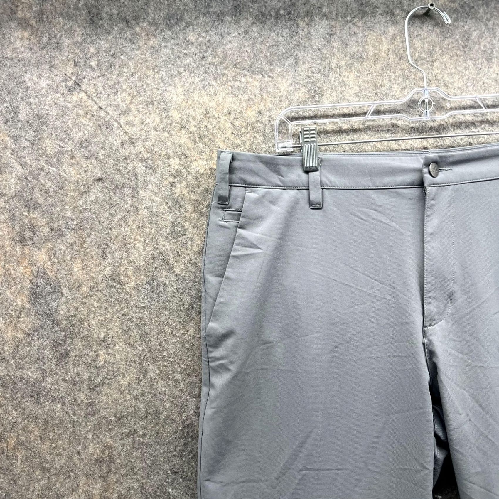 Adidas Adidas Pants Men 36x32 Adult Gray Chino Pleated Athletic Golf Golfer Climalite Size US 36 / EU 52 - 3 Thumbnail