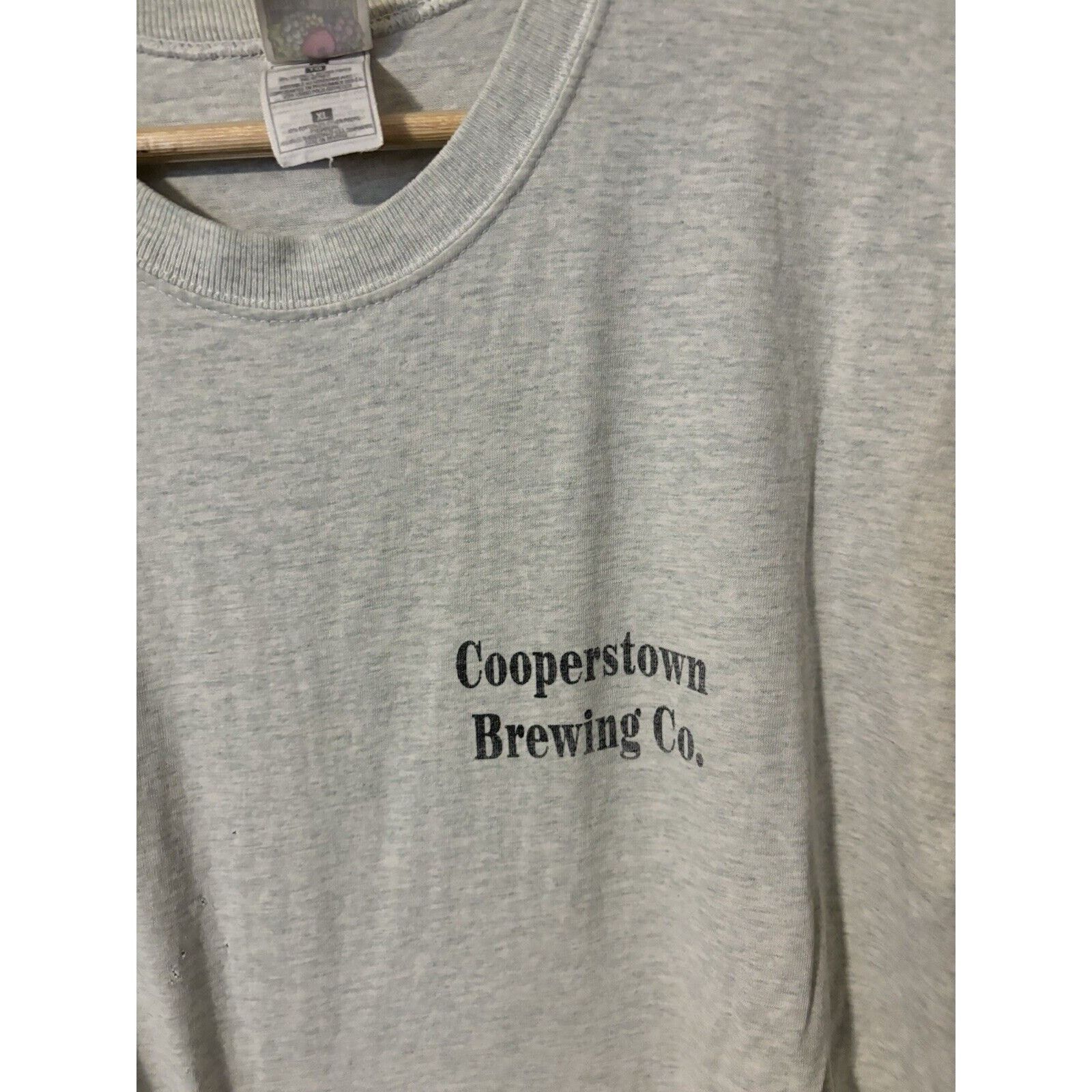CO vintage Cooperstown balls grey T-shirt baseball size XLgrey Size US XL / EU 56 / 4 - 5 Thumbnail