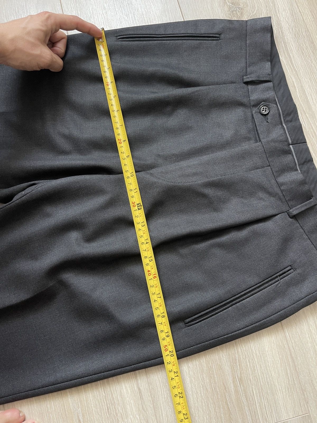 Yves Saint Laurent Vintage yves saint laurent trousers wool pants size M Size 38R - 13 Thumbnail