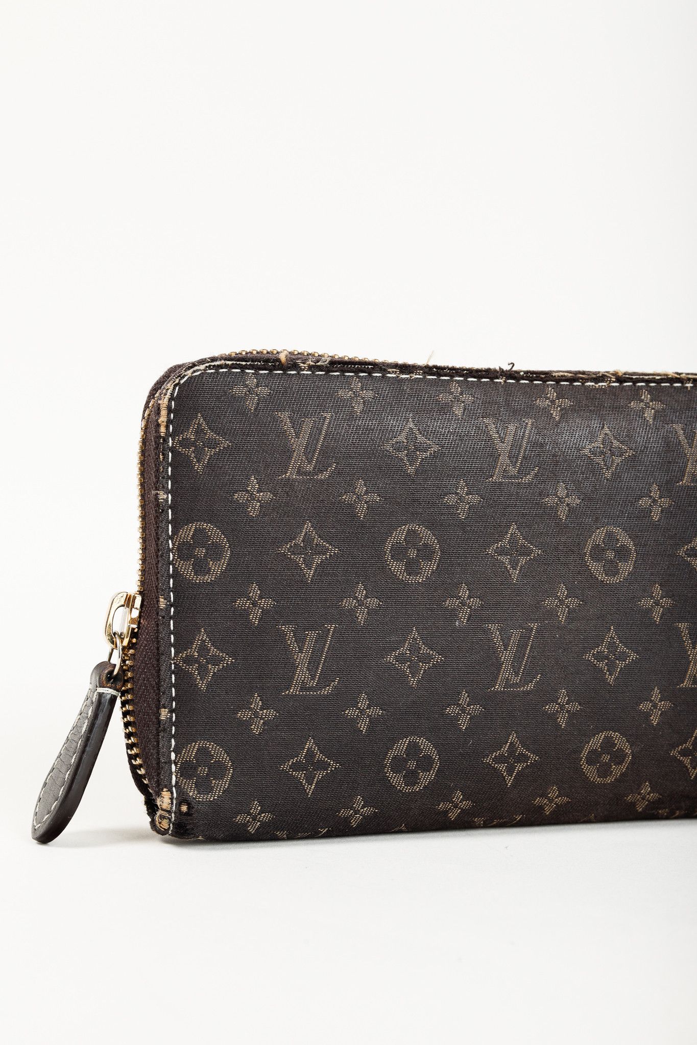 Louis Vuitton Louis Vuitton Zippy Fusain Idylle Mini Lin Monogram Wallet Size ONE SIZE - 5 Thumbnail