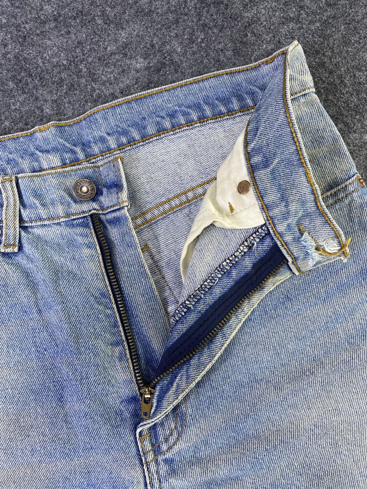 Jean × Levi's × Vintage VINTAGE LEVIS 606 BLUE WASH JEANS-J886 Size US 30 / EU 46 - 5 Thumbnail