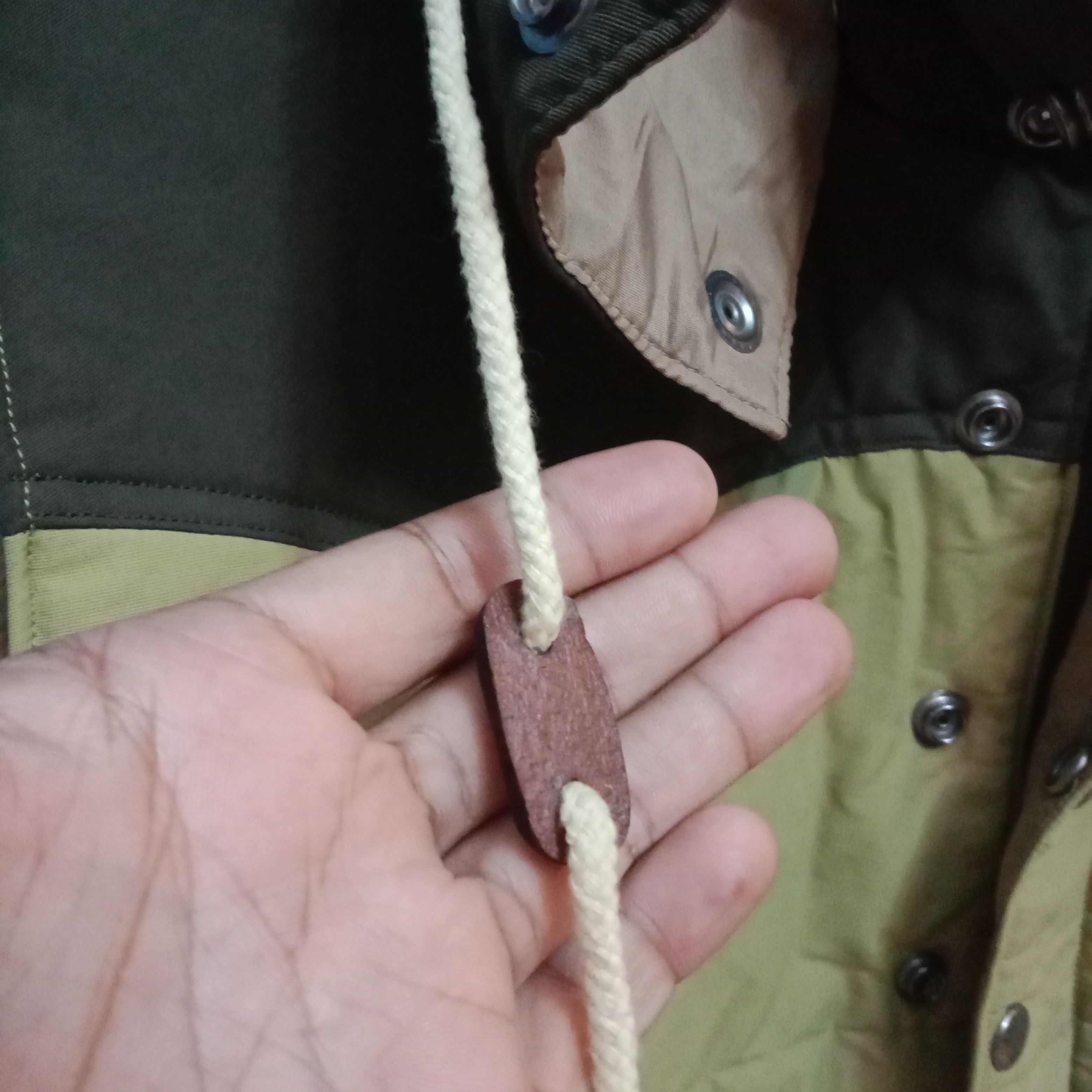 Designer × Japanese Brand × Sugar Cane Sugar cane down vest khaki Size US L / EU 52-54 / 3 - 7 Thumbnail