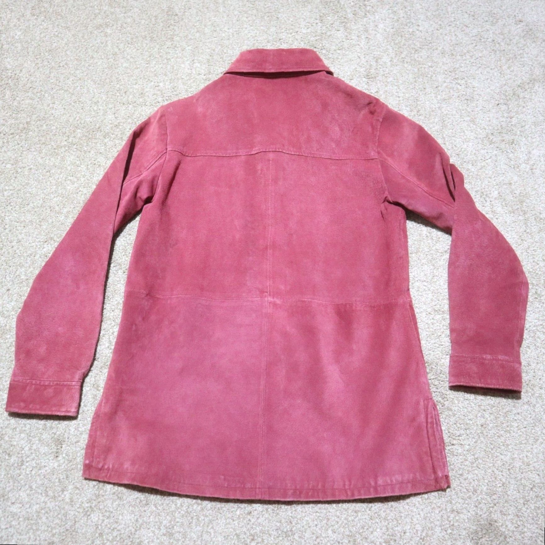 Vintage Dialogue Leather Jacket Women's Size S Red Button Up Small Real Leather jacket Clothing Womens Size S / US 4 / IT 40 - 8 Thumbnail
